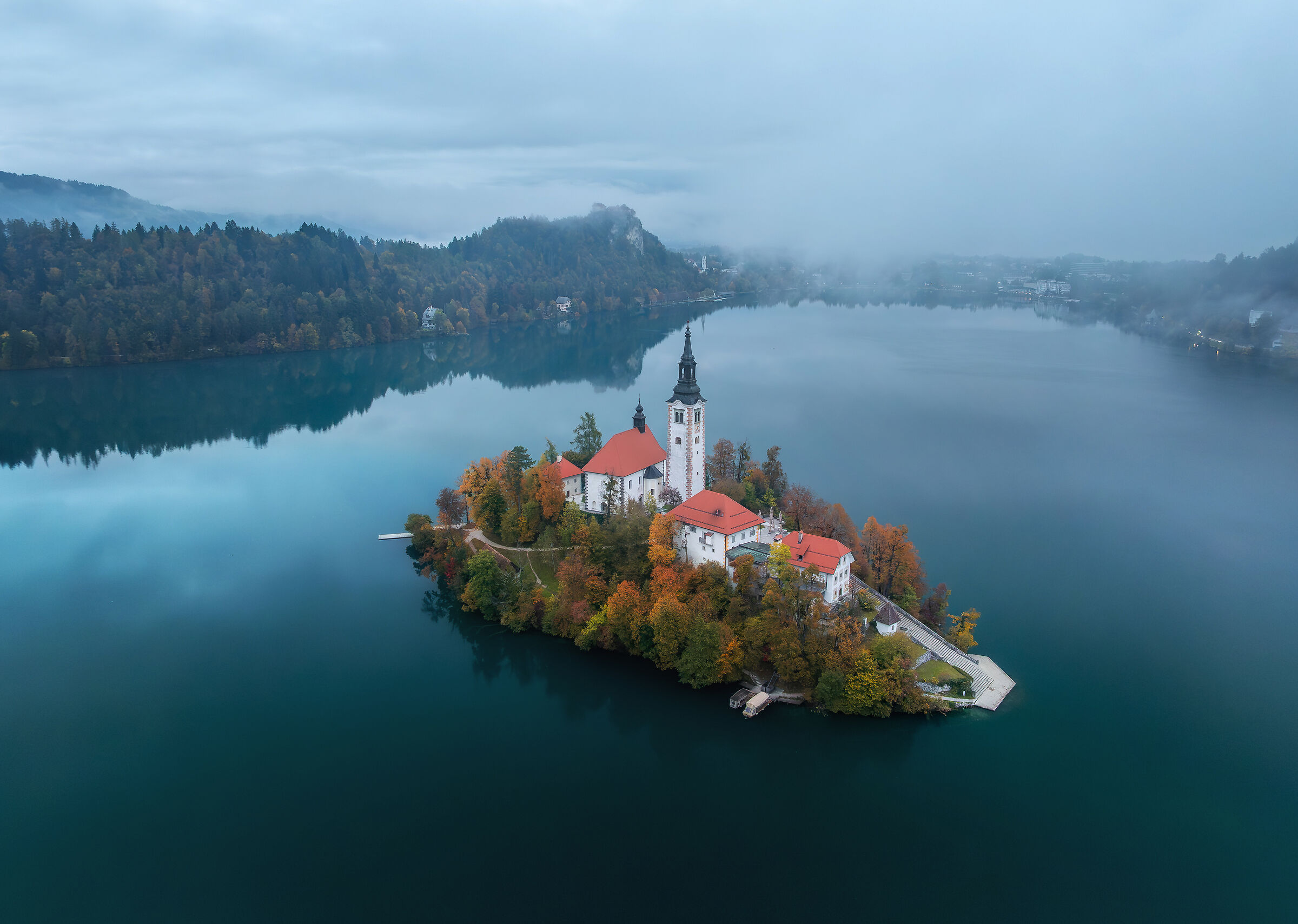 Lake Bled in autumn
