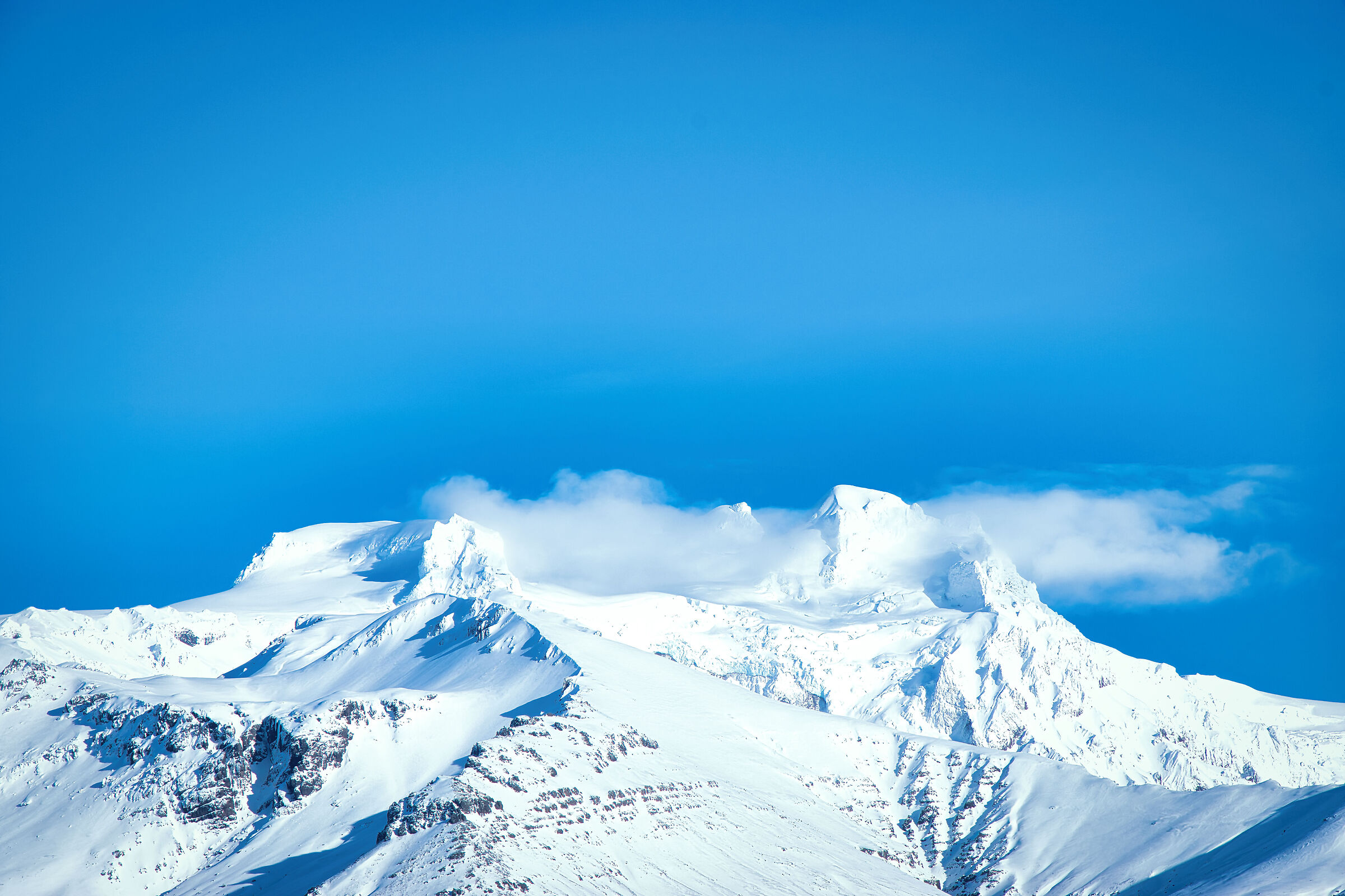 Snowy sky