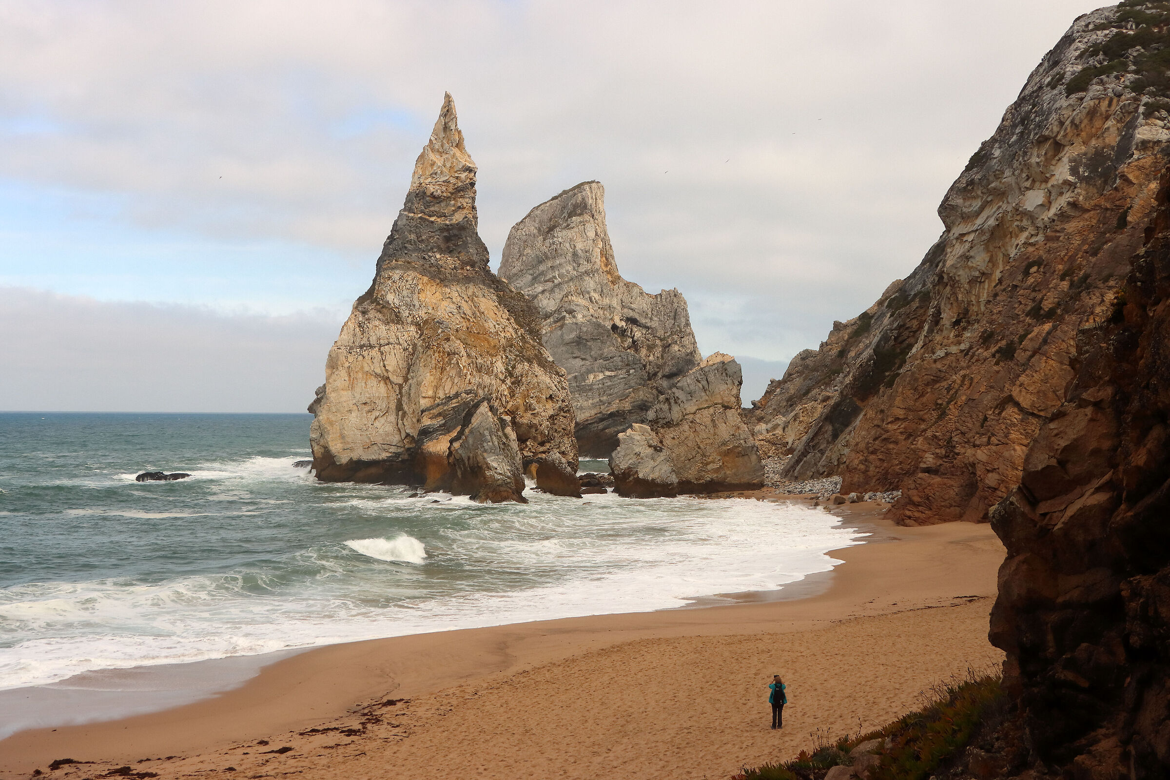 the spire of Praia de Ursa