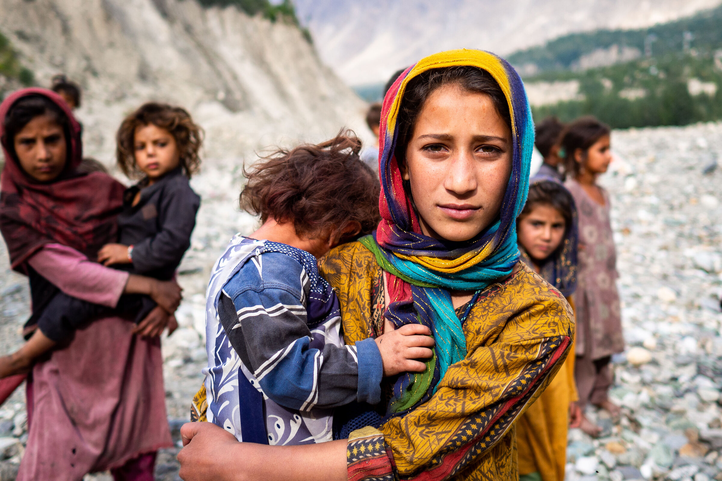 Cercatori d'oro nell'Hunza Valley - Pakistan