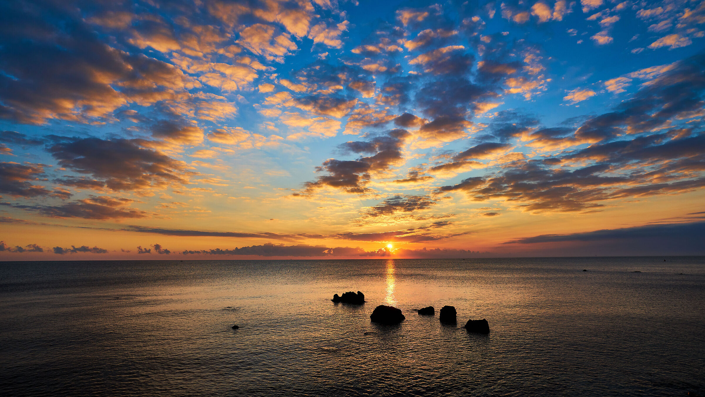 Early autumn sunrise