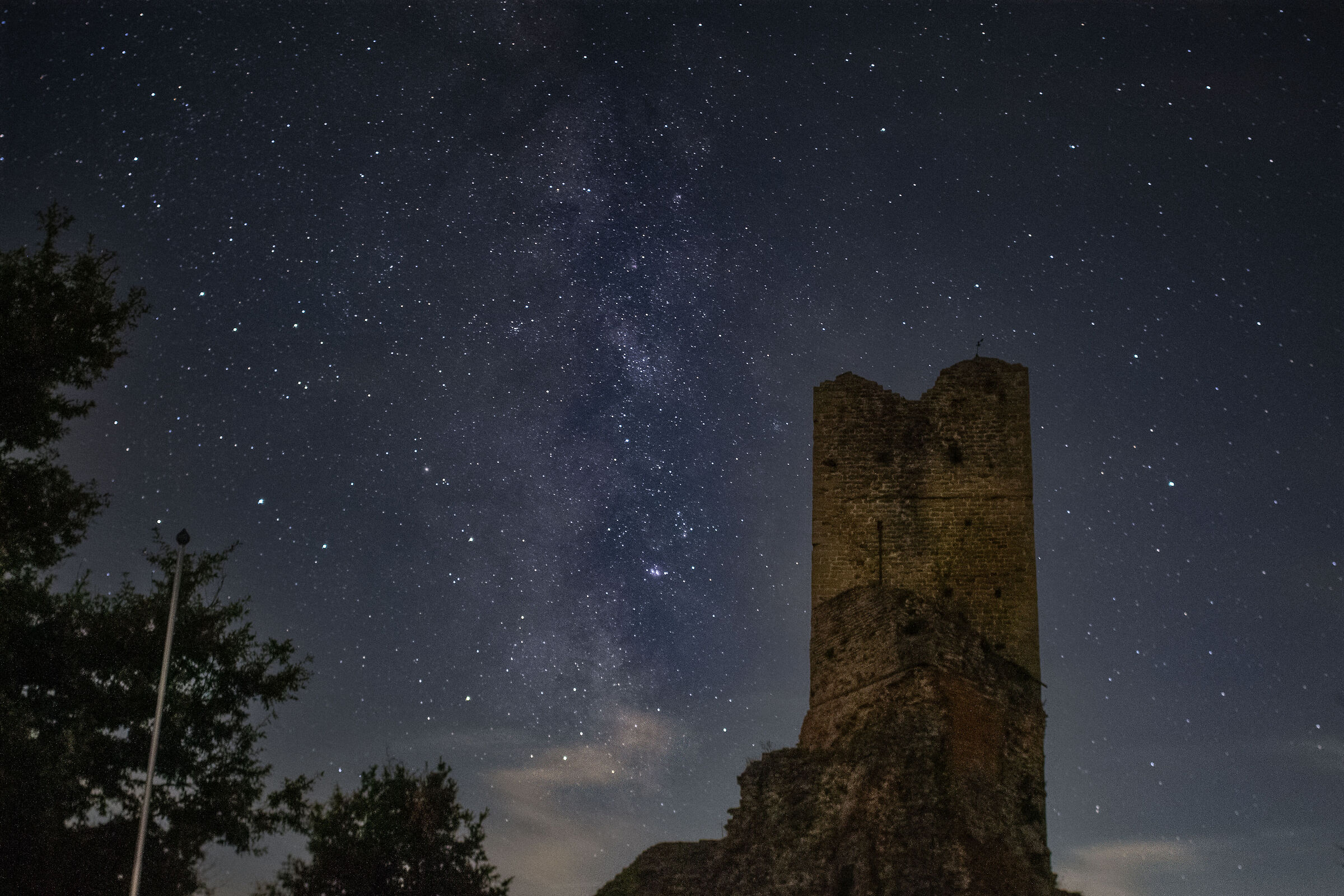 Via lattea su Monte Battaglia