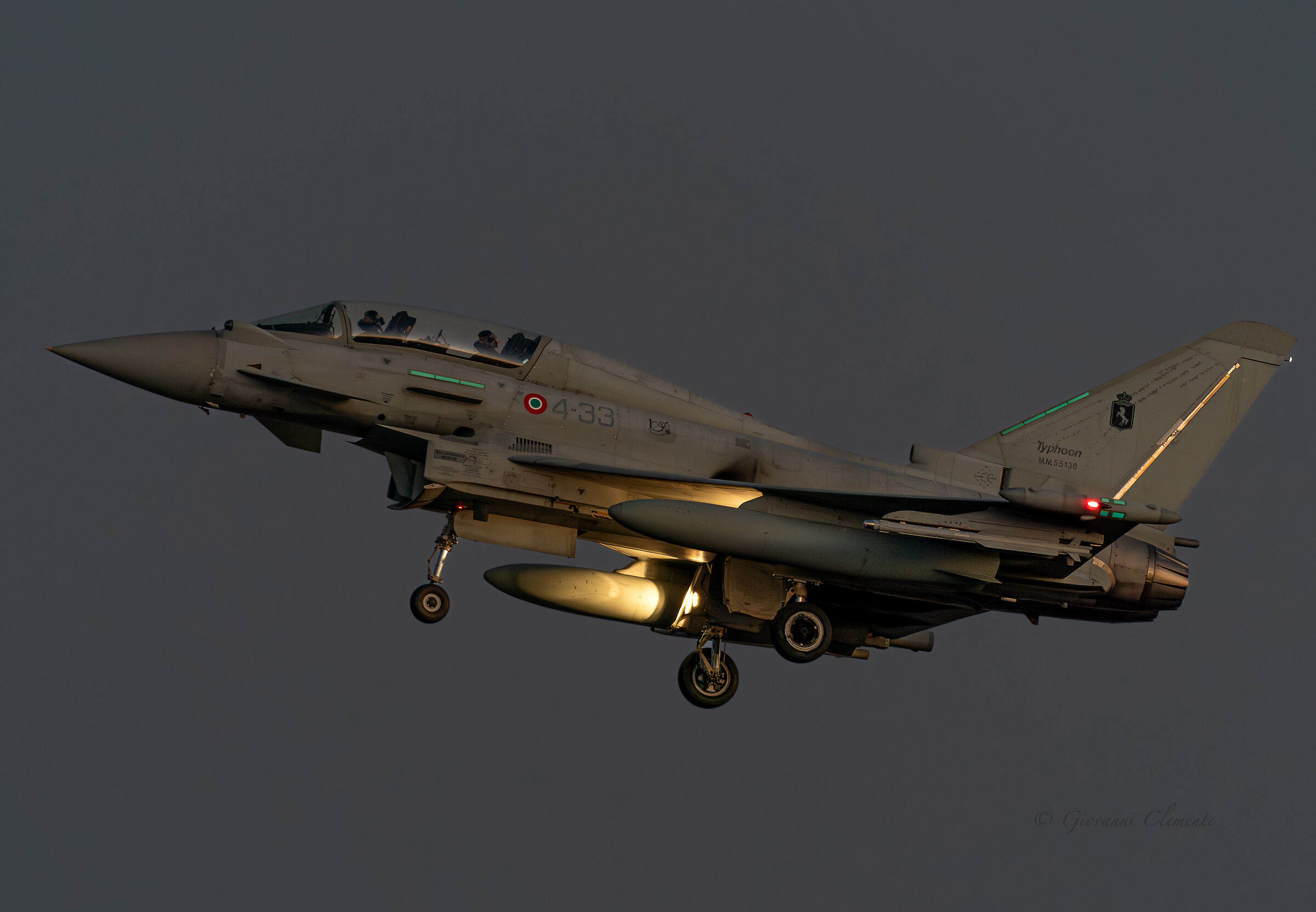 Typhoon at Sunset