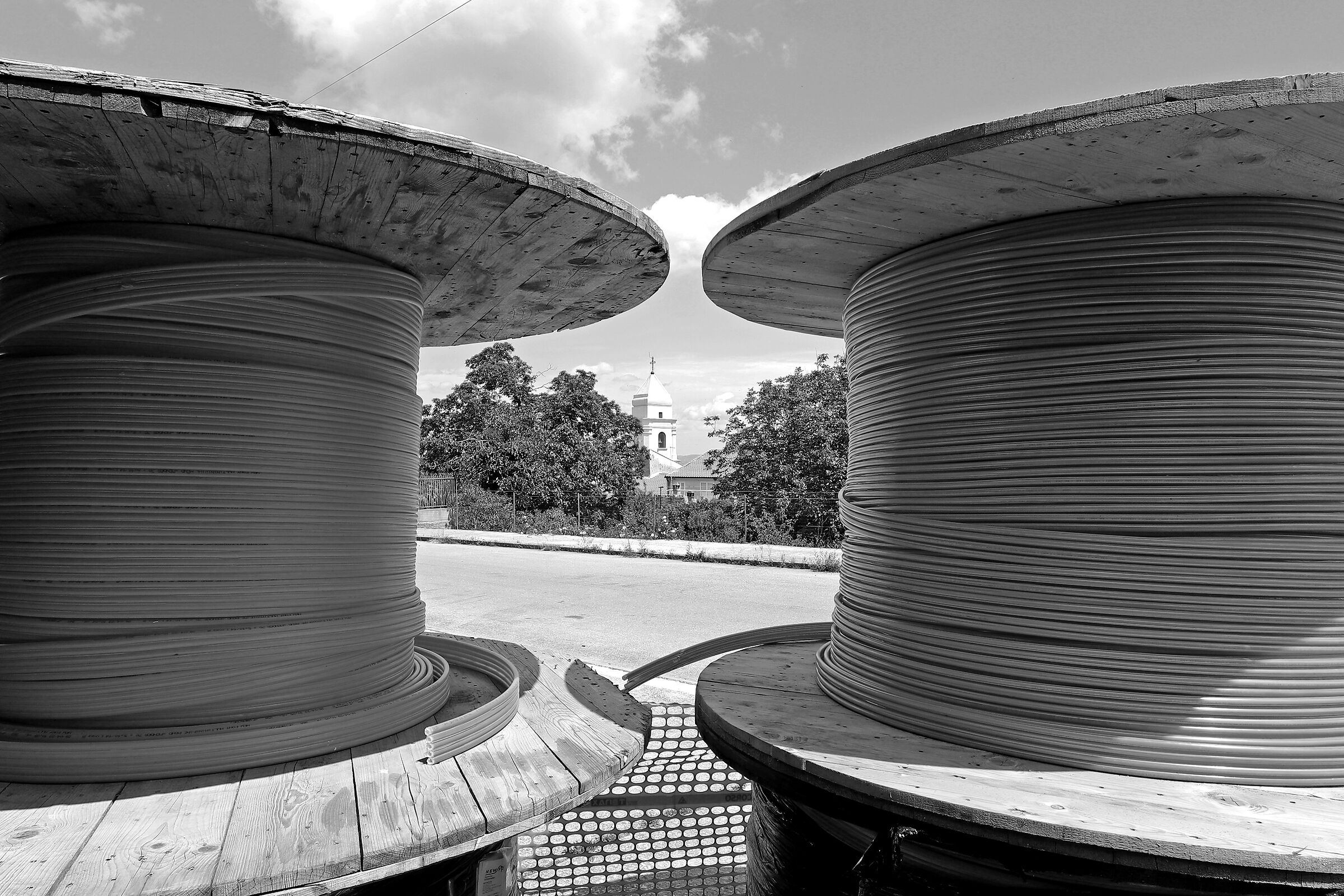 "Fiber optics" in small villages