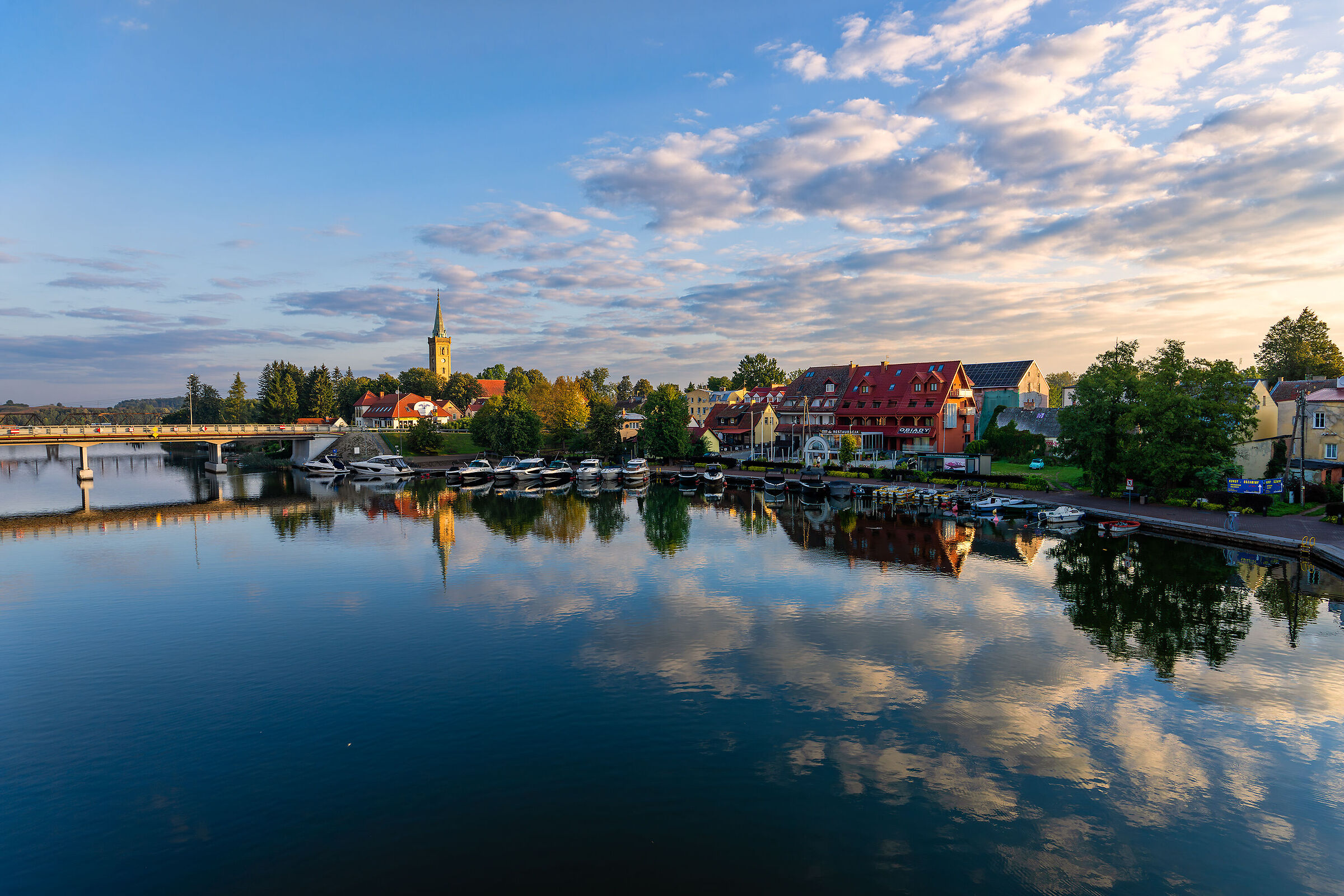Morning mirror in Poland