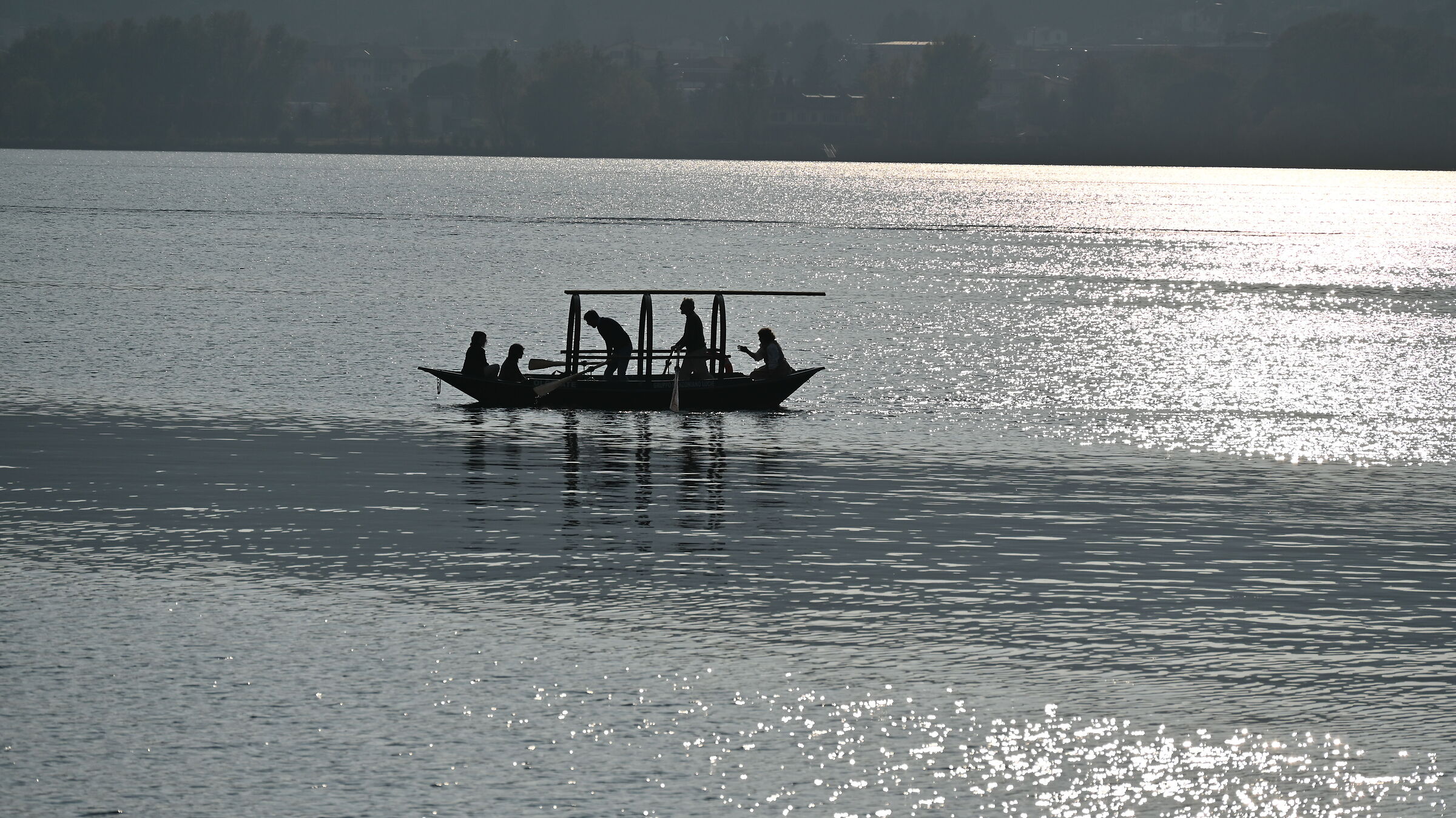 Lucia on Lake Garlate