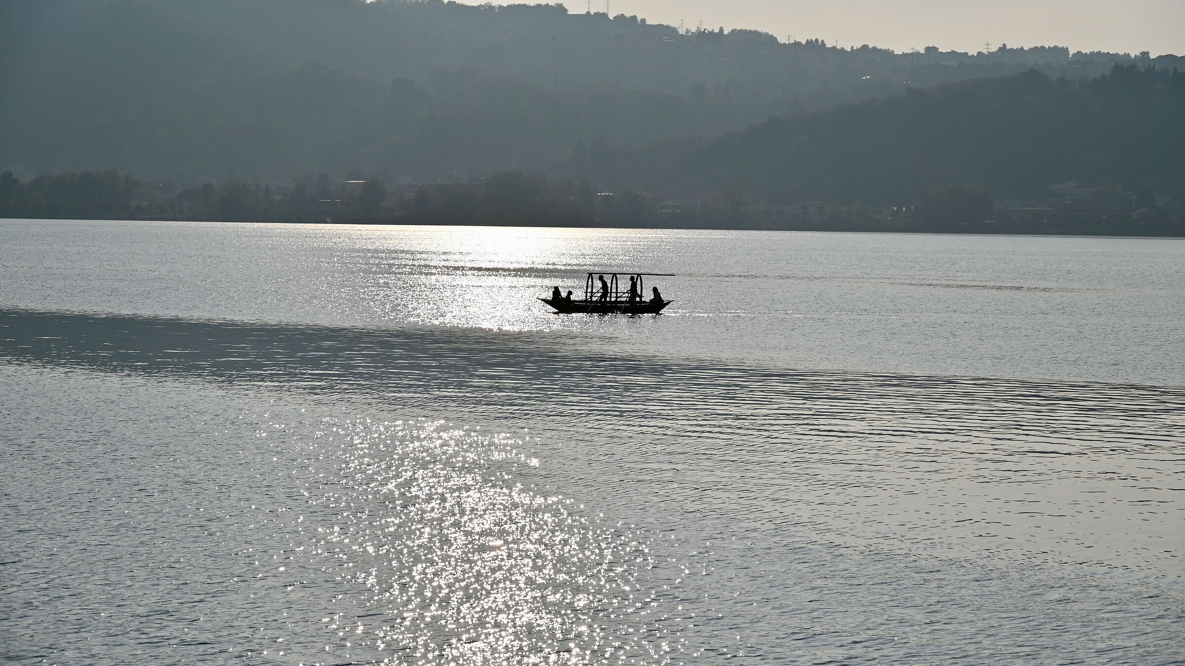 Lucia on Lake Garlate 2