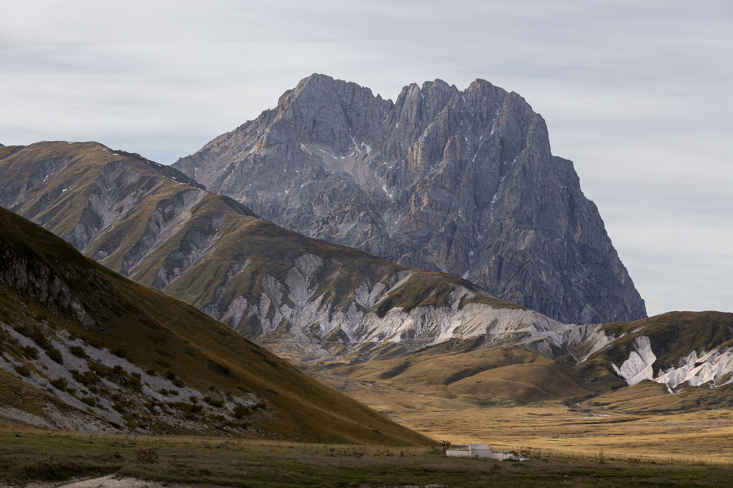 In the presence of his majesty the Gran Sasso.
