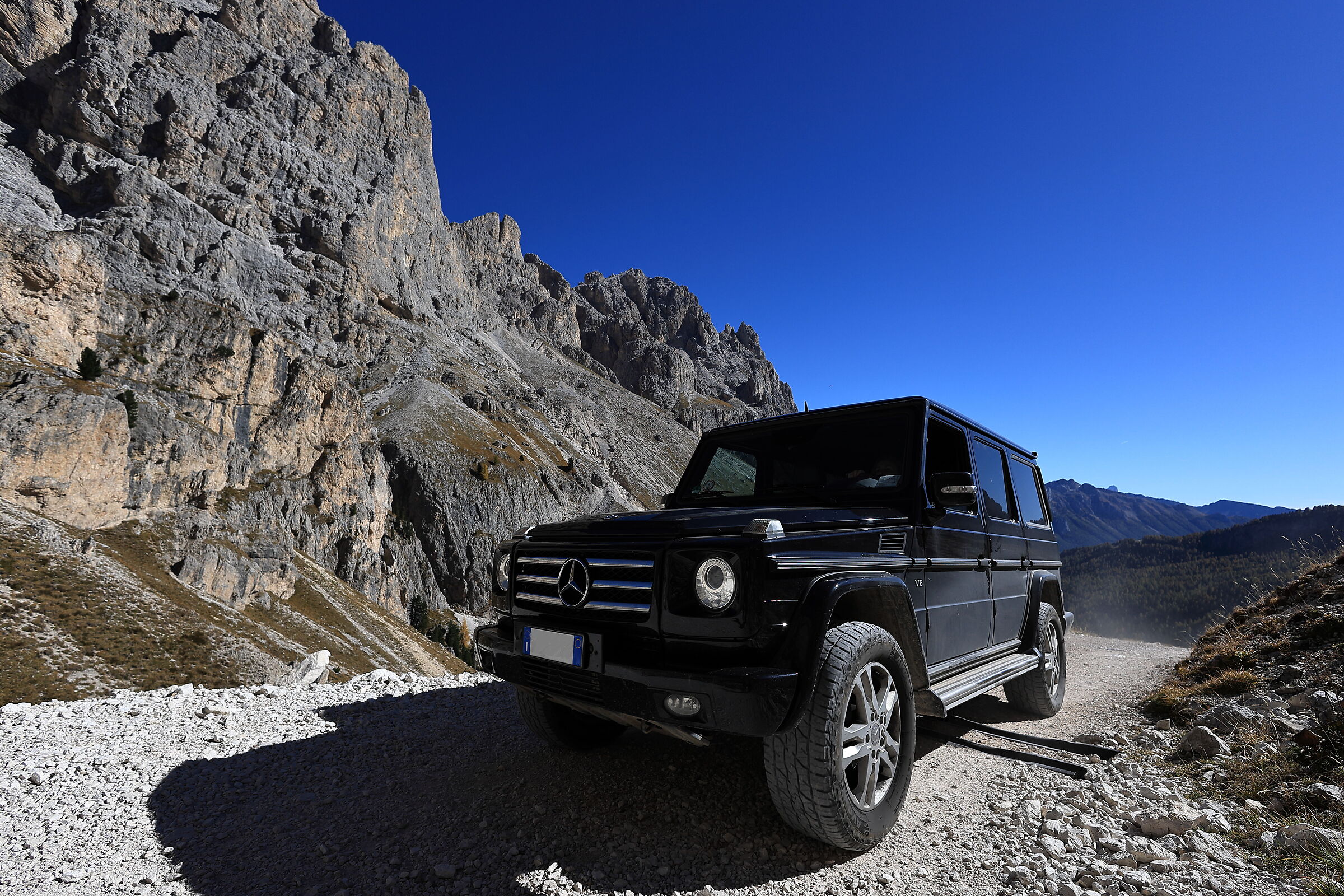 Mercedes at the Vajolet refuge