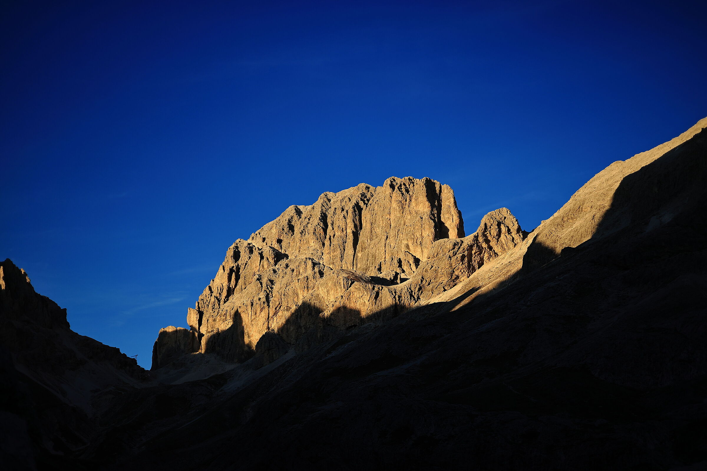 At sunset in the Rosengarten