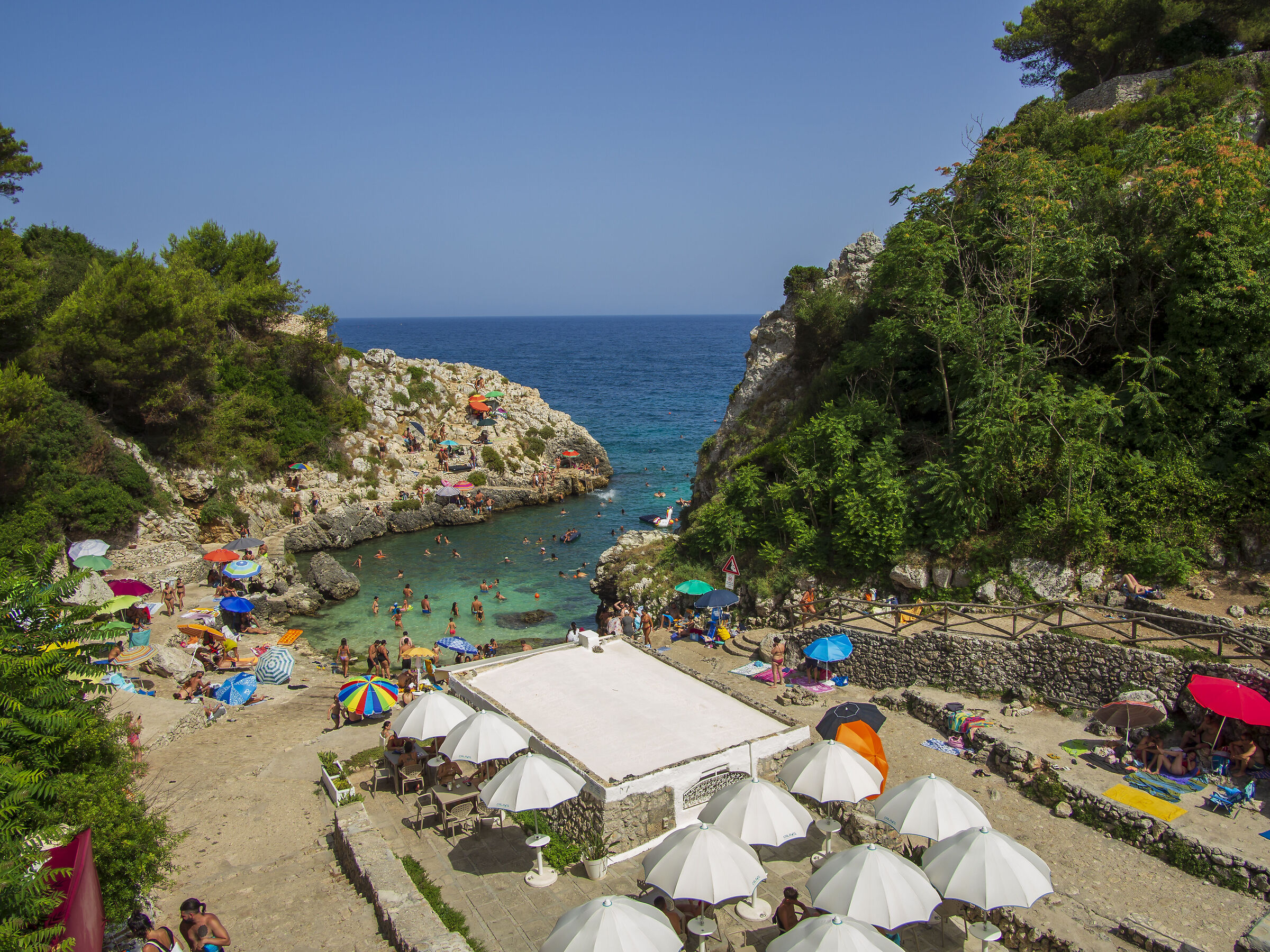 One of the beautiful beaches of Puglia