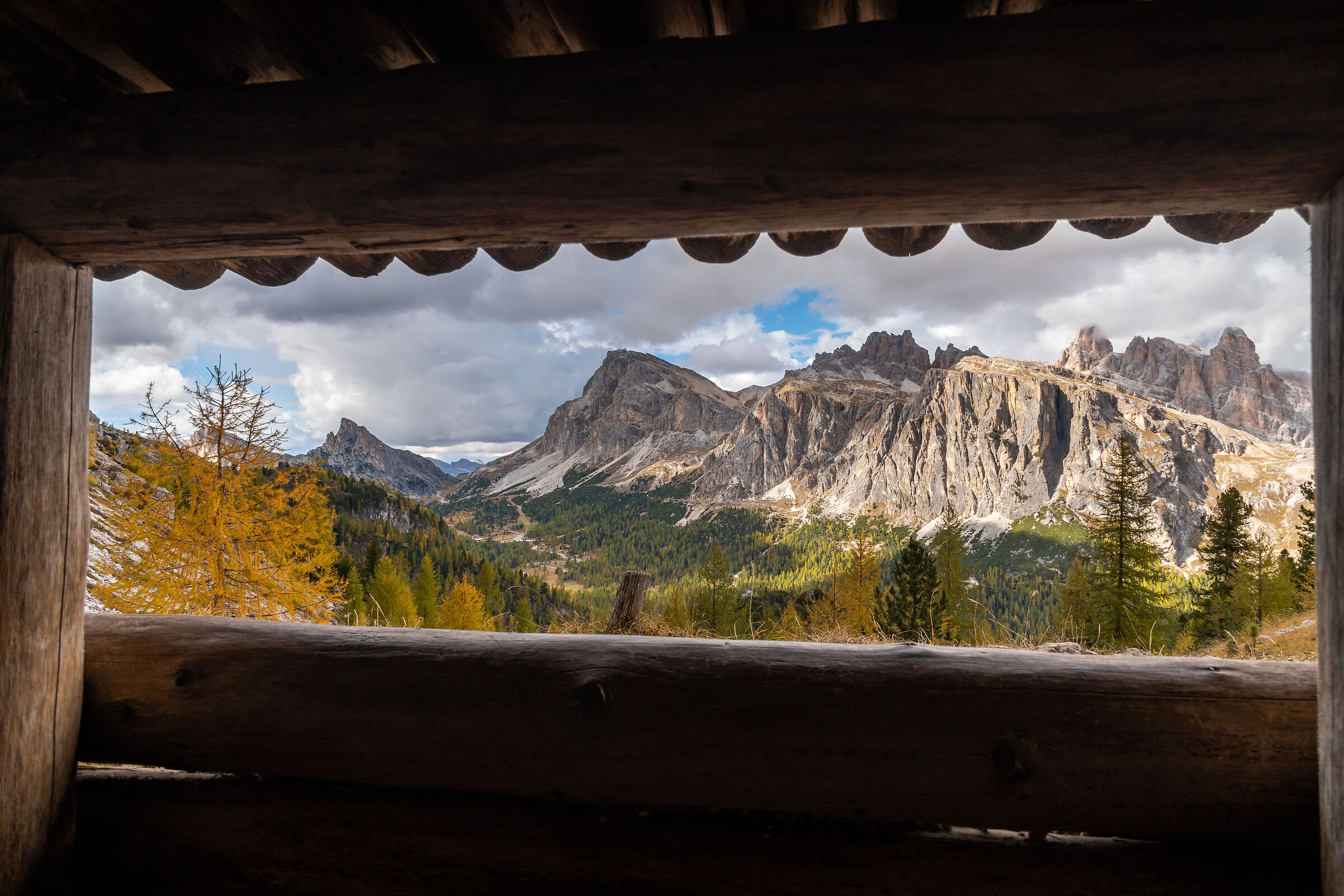 Finestra sulle Dolomiti