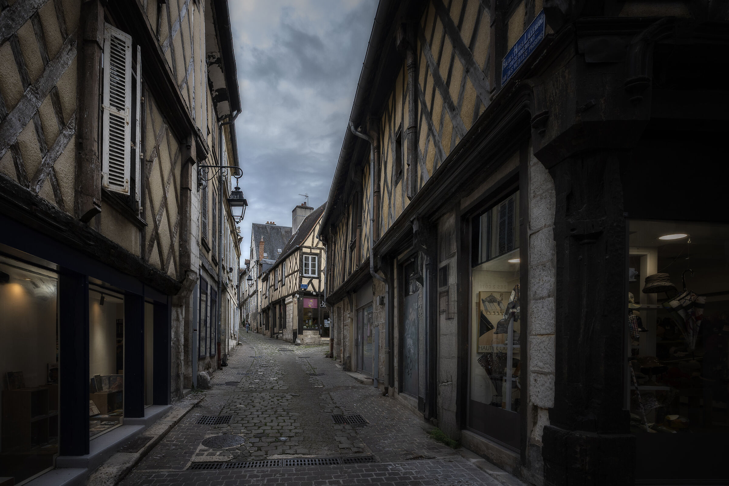 Bourg half-timbered houses