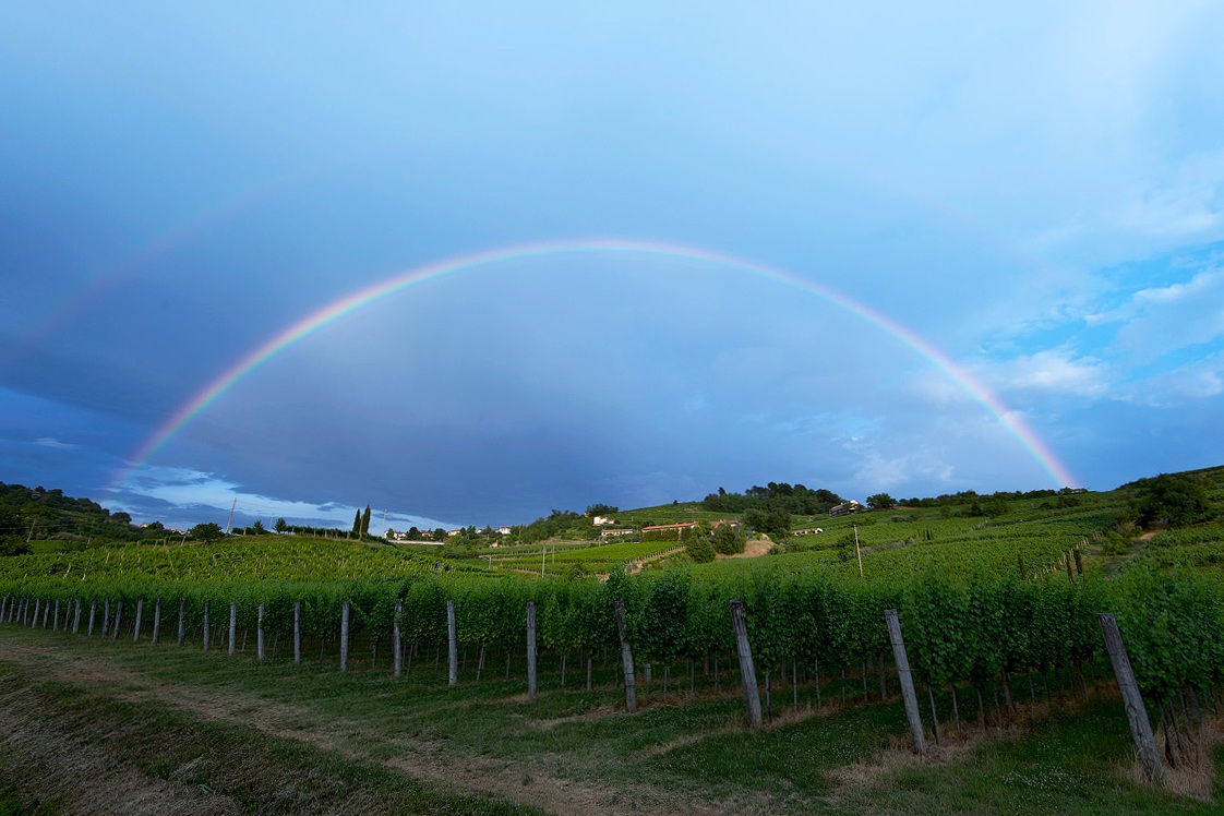 Rainbow over the Collio.