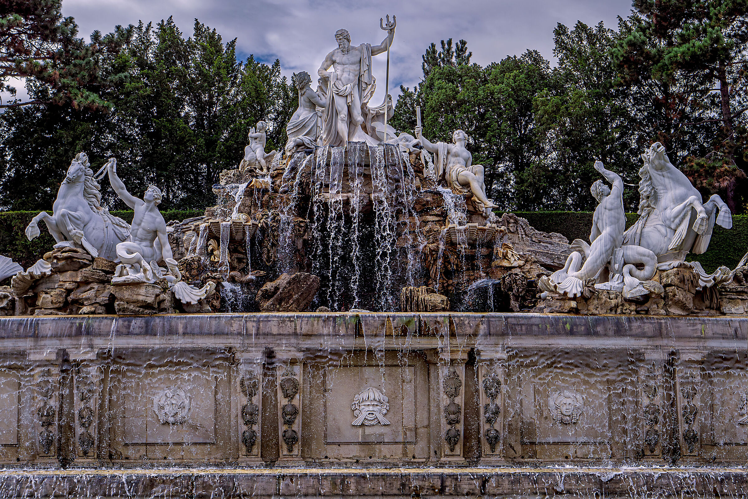 Fontana del Nettuno  del castello di Schönbrunn