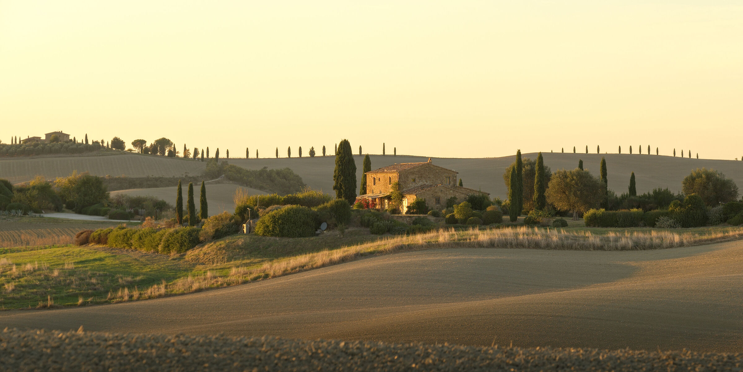 Sunset in Val d'Orcia