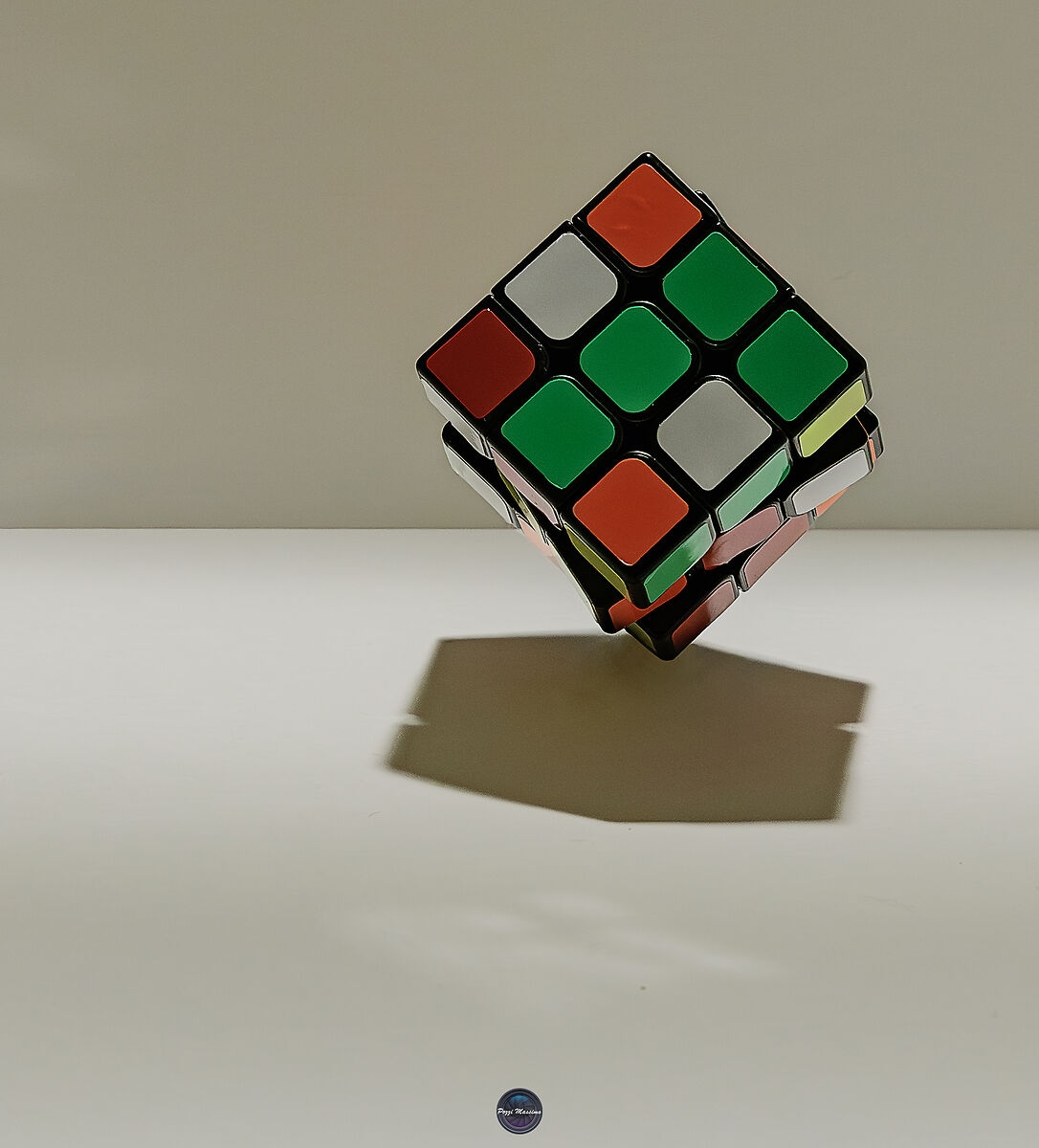 The cube is drawn