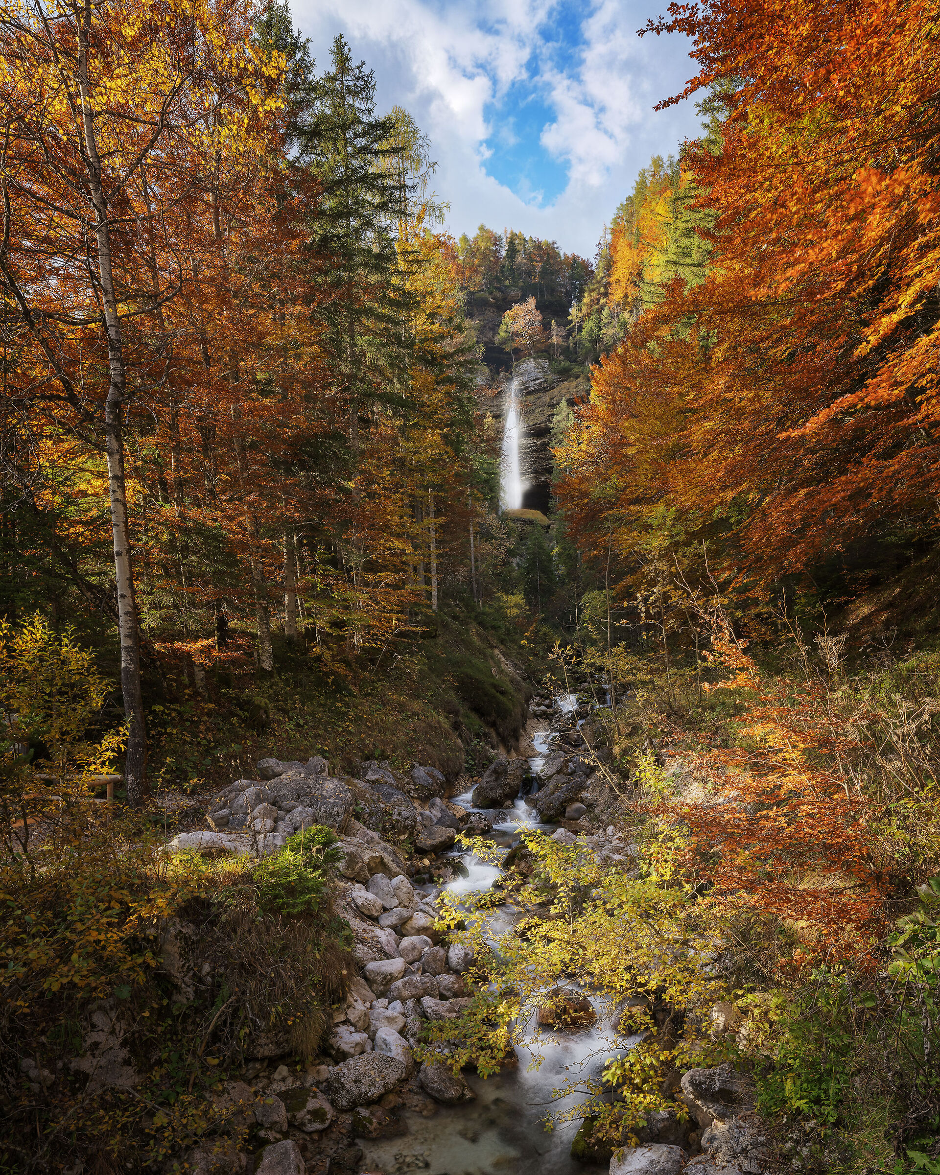 Pericnik waterfall at Triglav National Park (Slo)