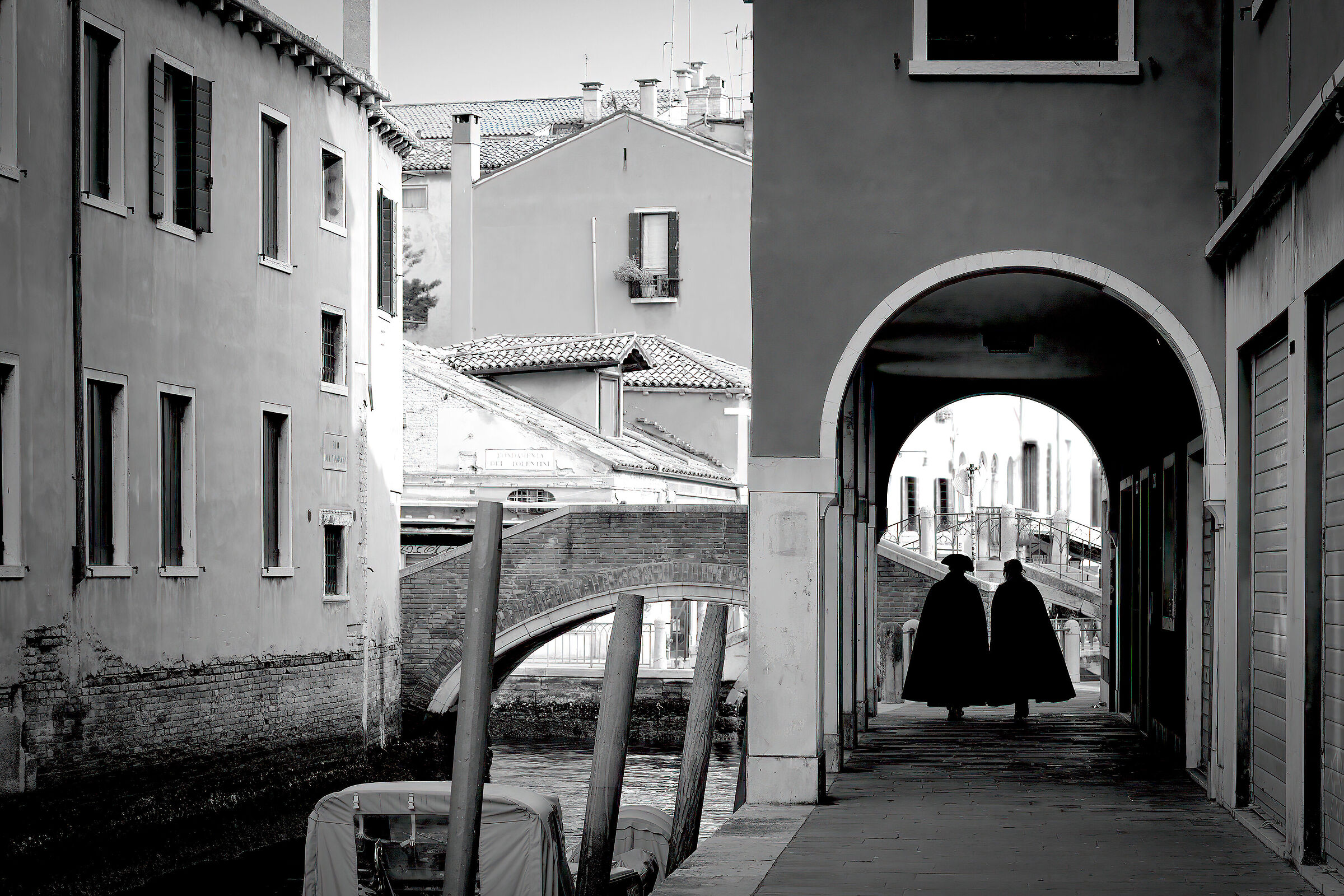 Walking through the streets...