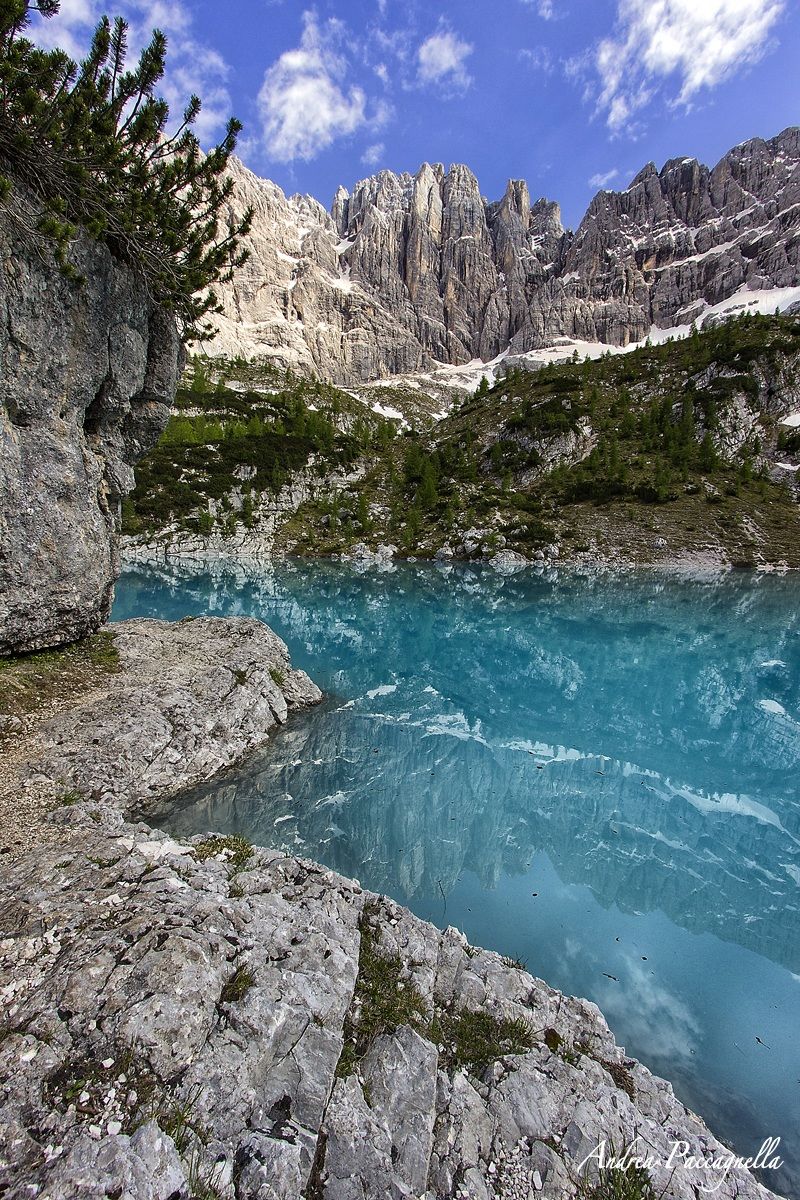 Scorcio dal laghetto Sorapis