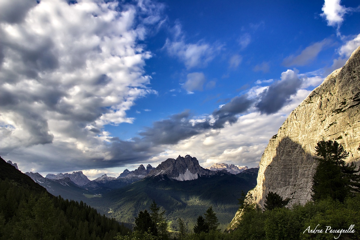 Vista su Misurina dal rifugio Vandelli