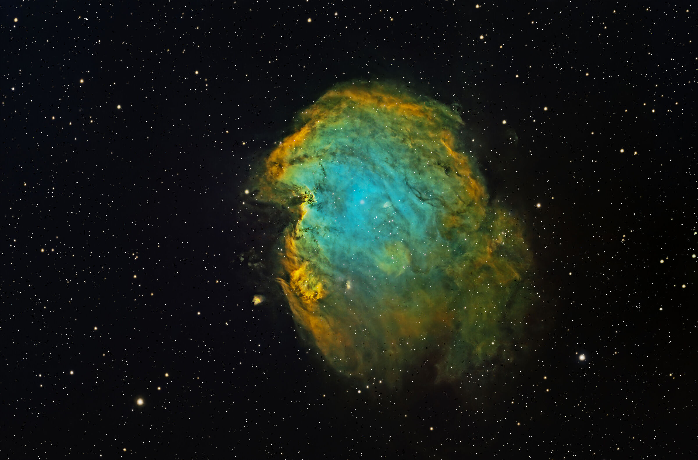 Nebulosa Testa di Scimmia NGC 2174 SHO