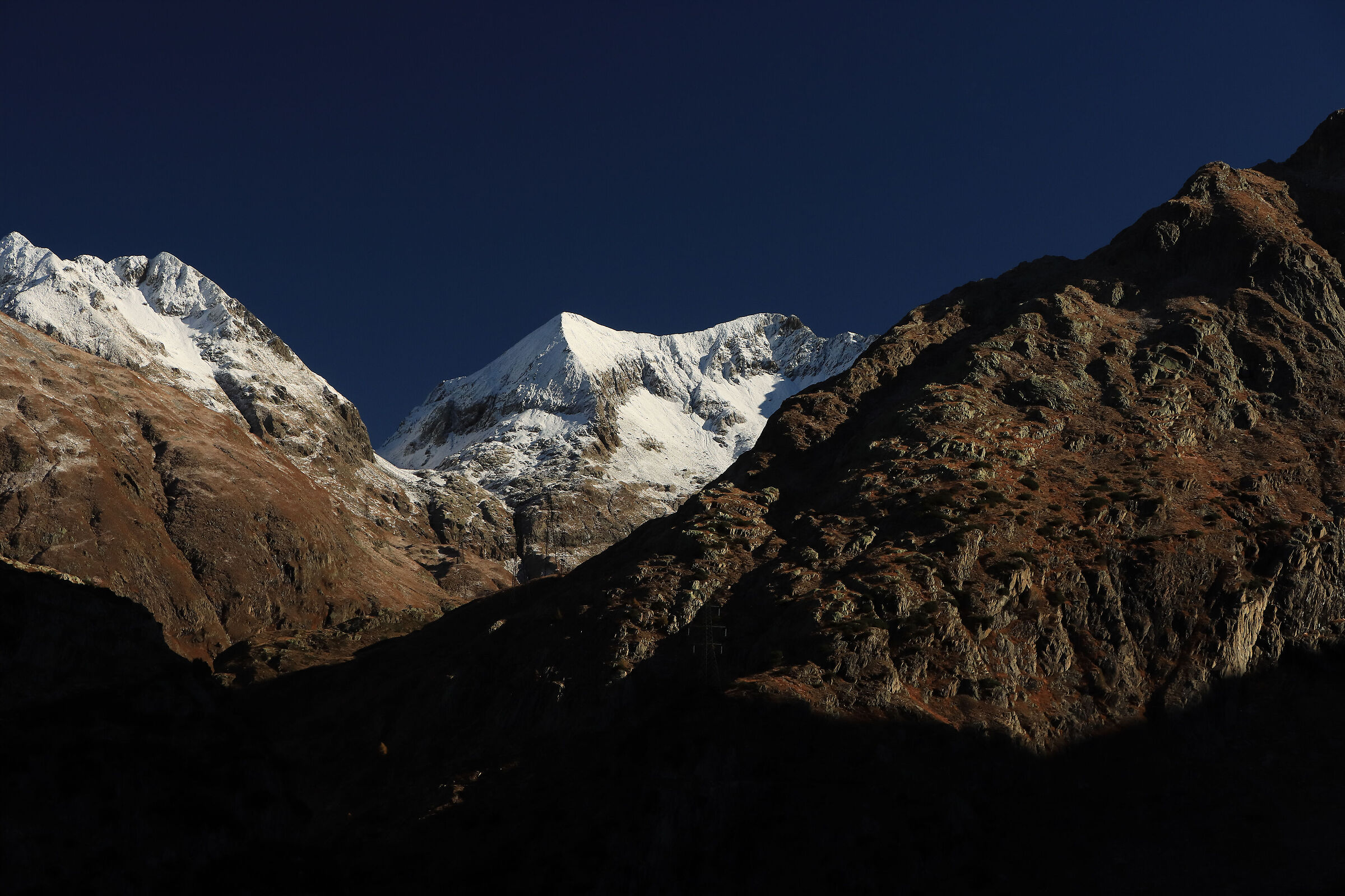 snow on Mount Torena