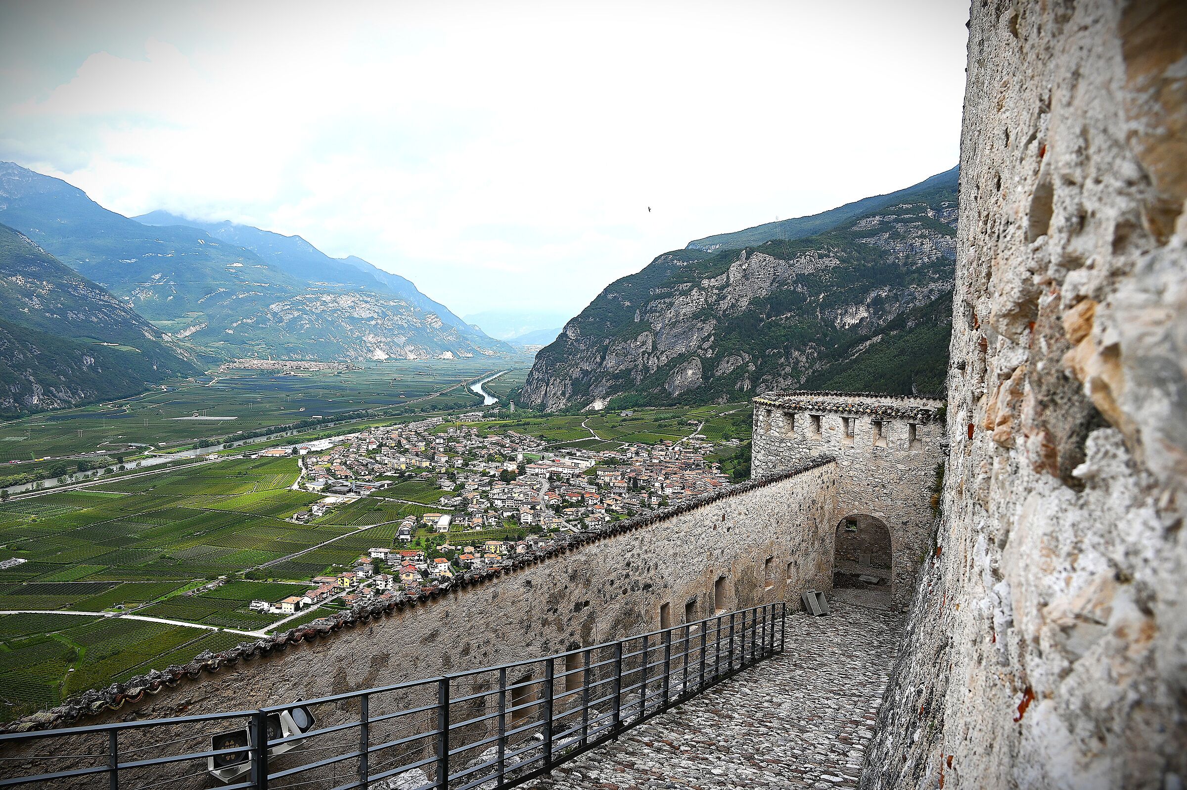 On the walls of CastelBeseno.