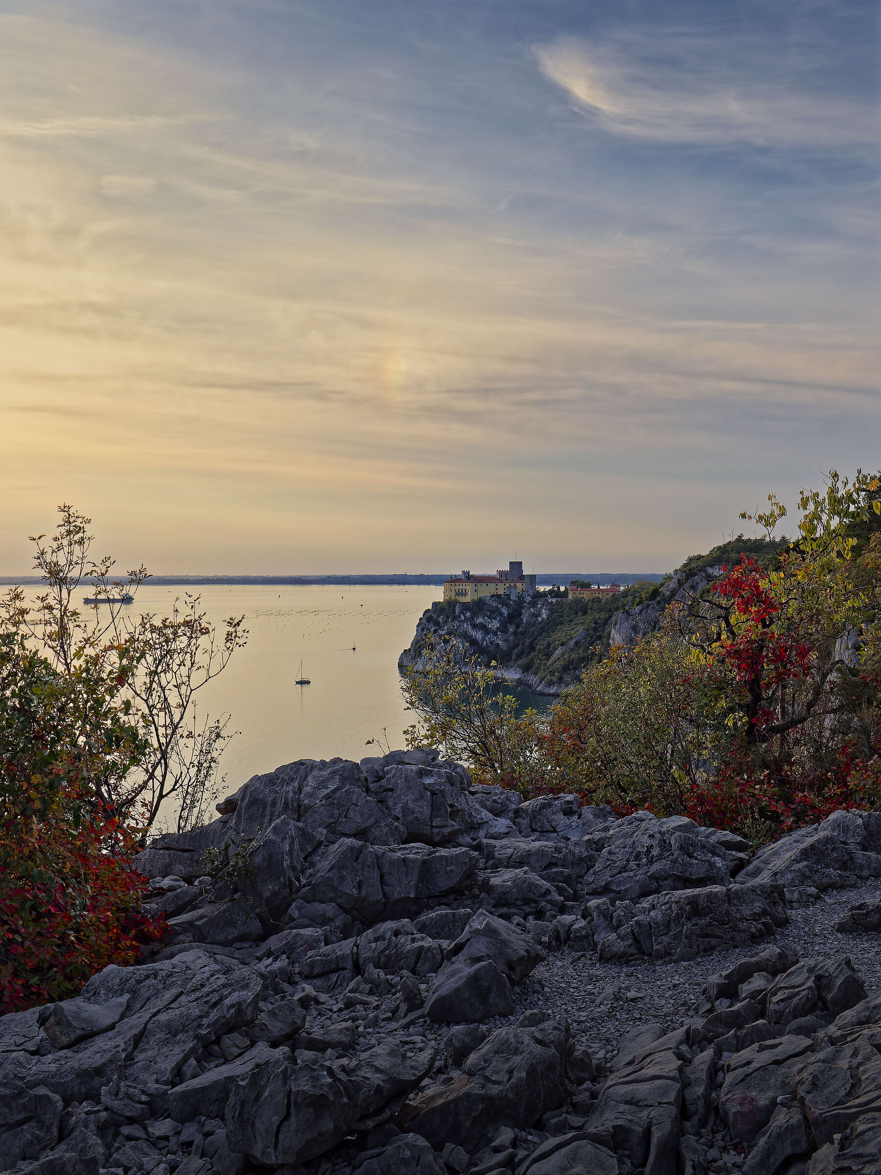 Duino at sunset-2