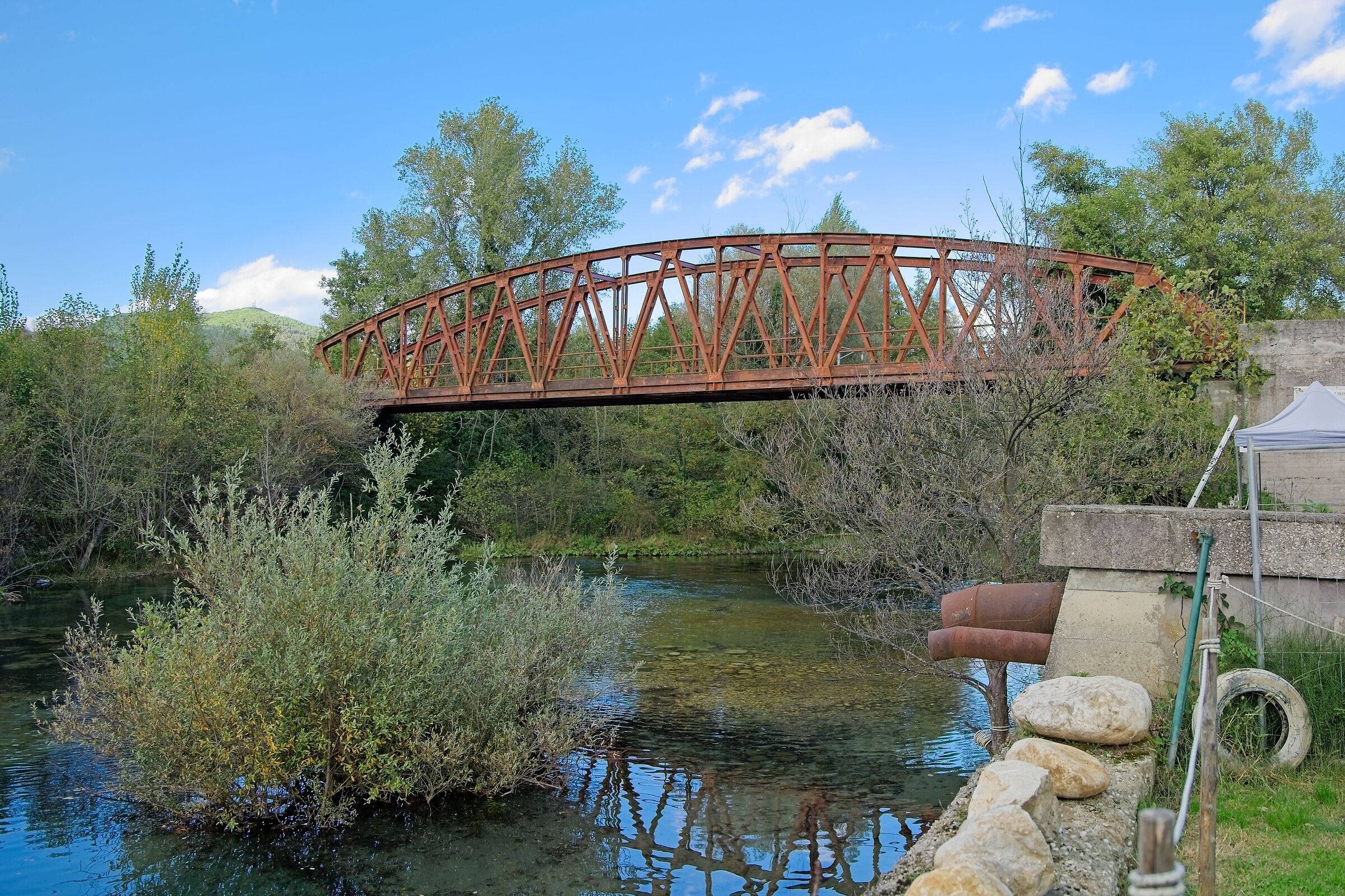Ponte sulla strada degli Americani in Molise