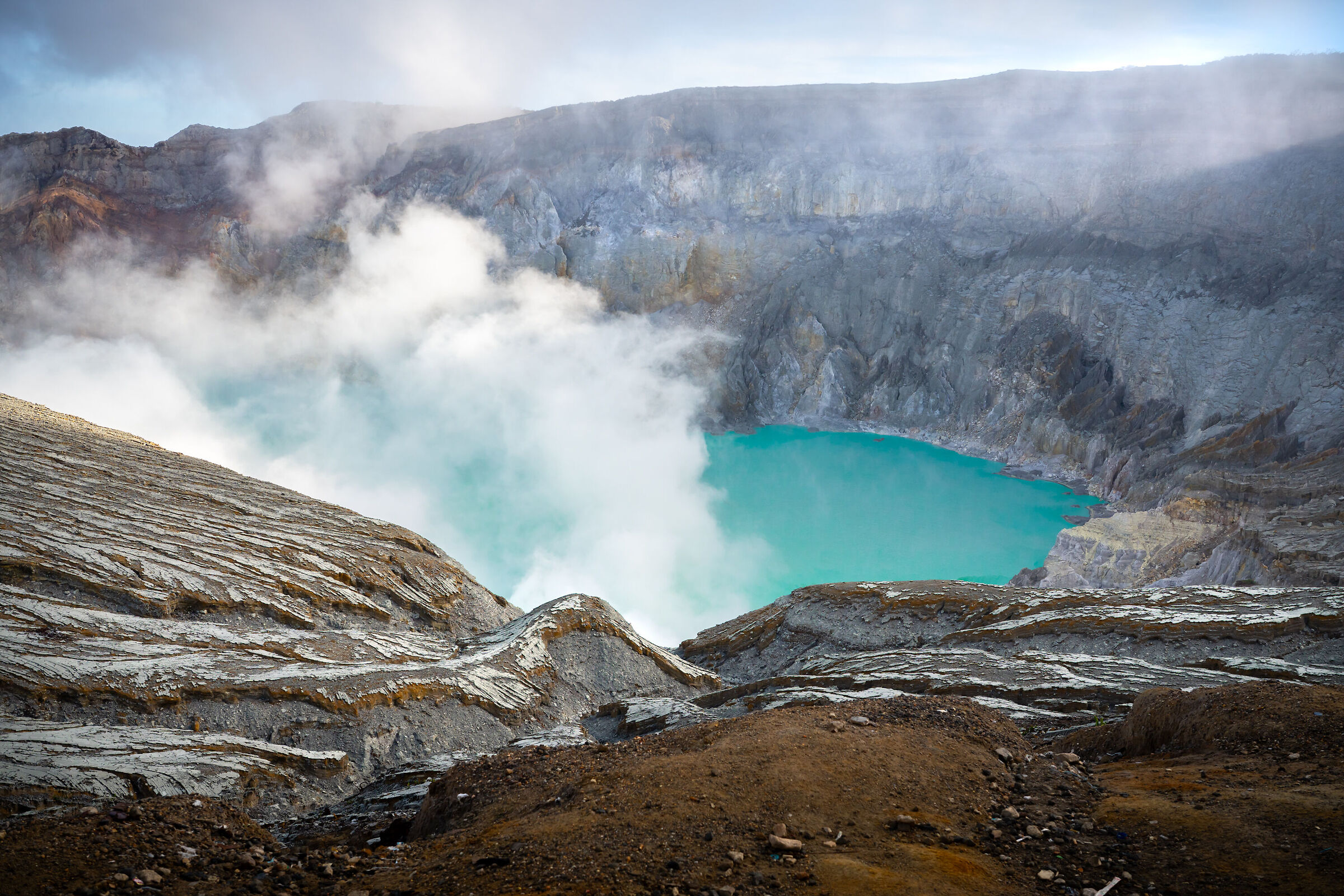 Fumi di zolfo, Kawah Ijen