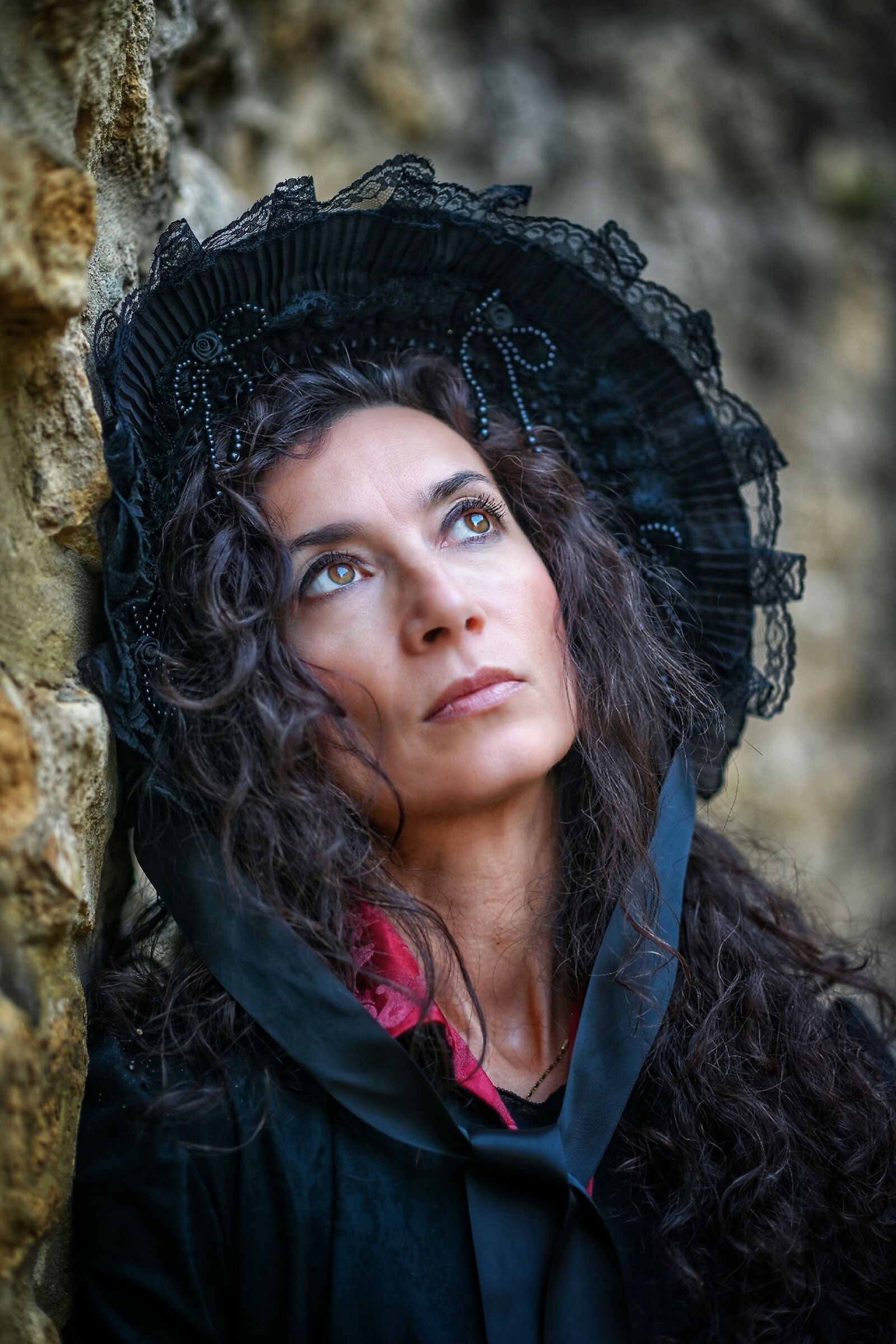 Lost in her thoughts