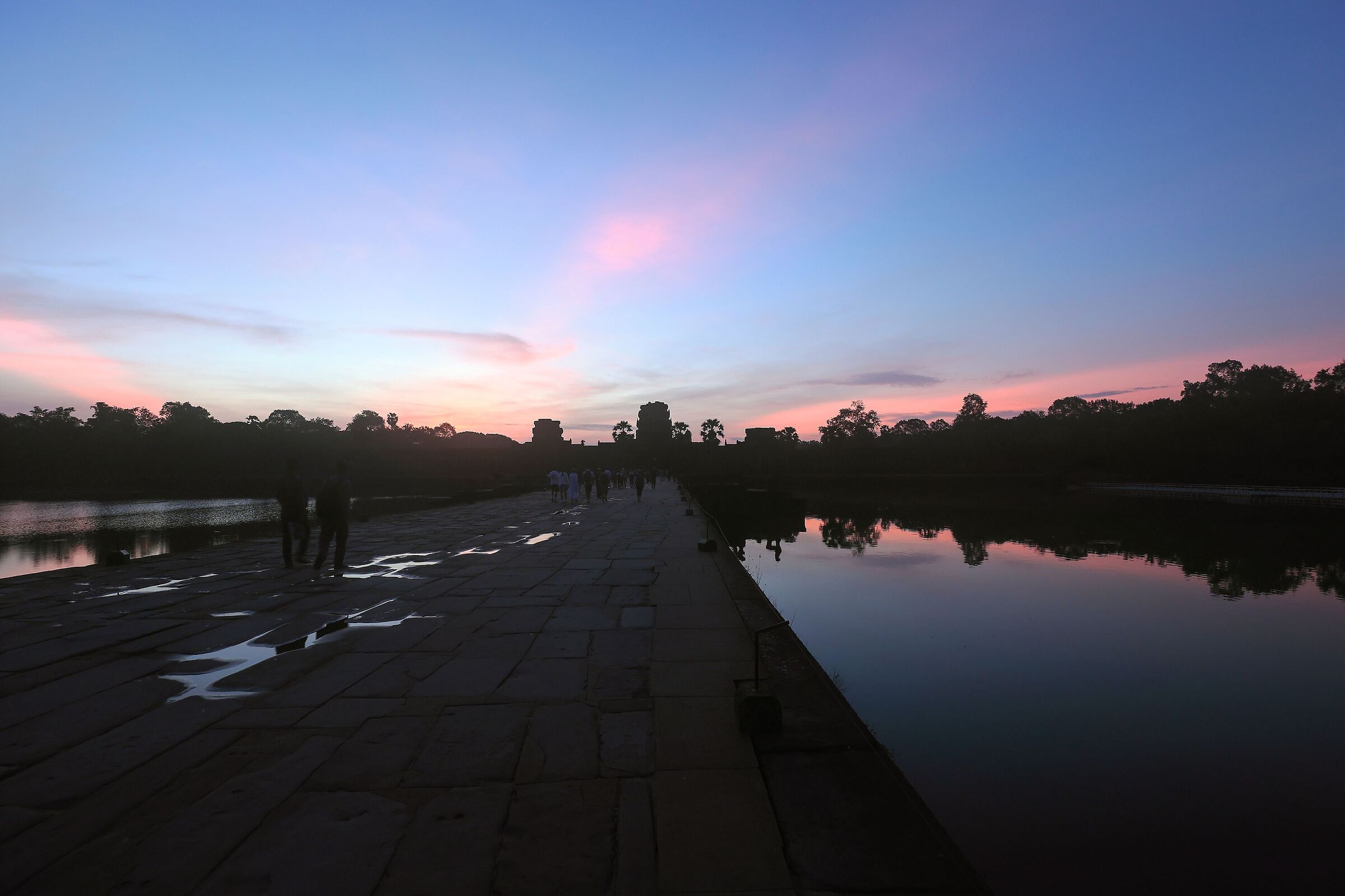 The dawn of Angkor Wat