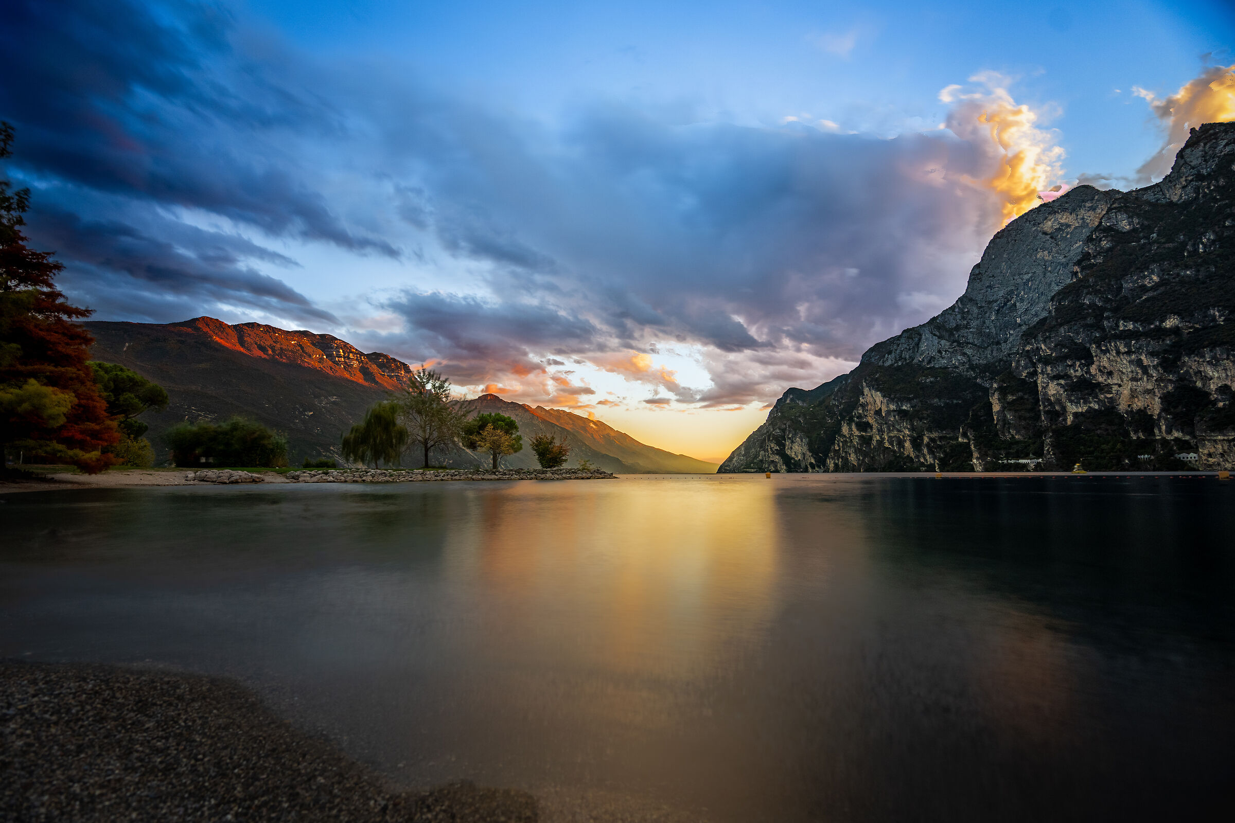 Sunset on Lake Garda