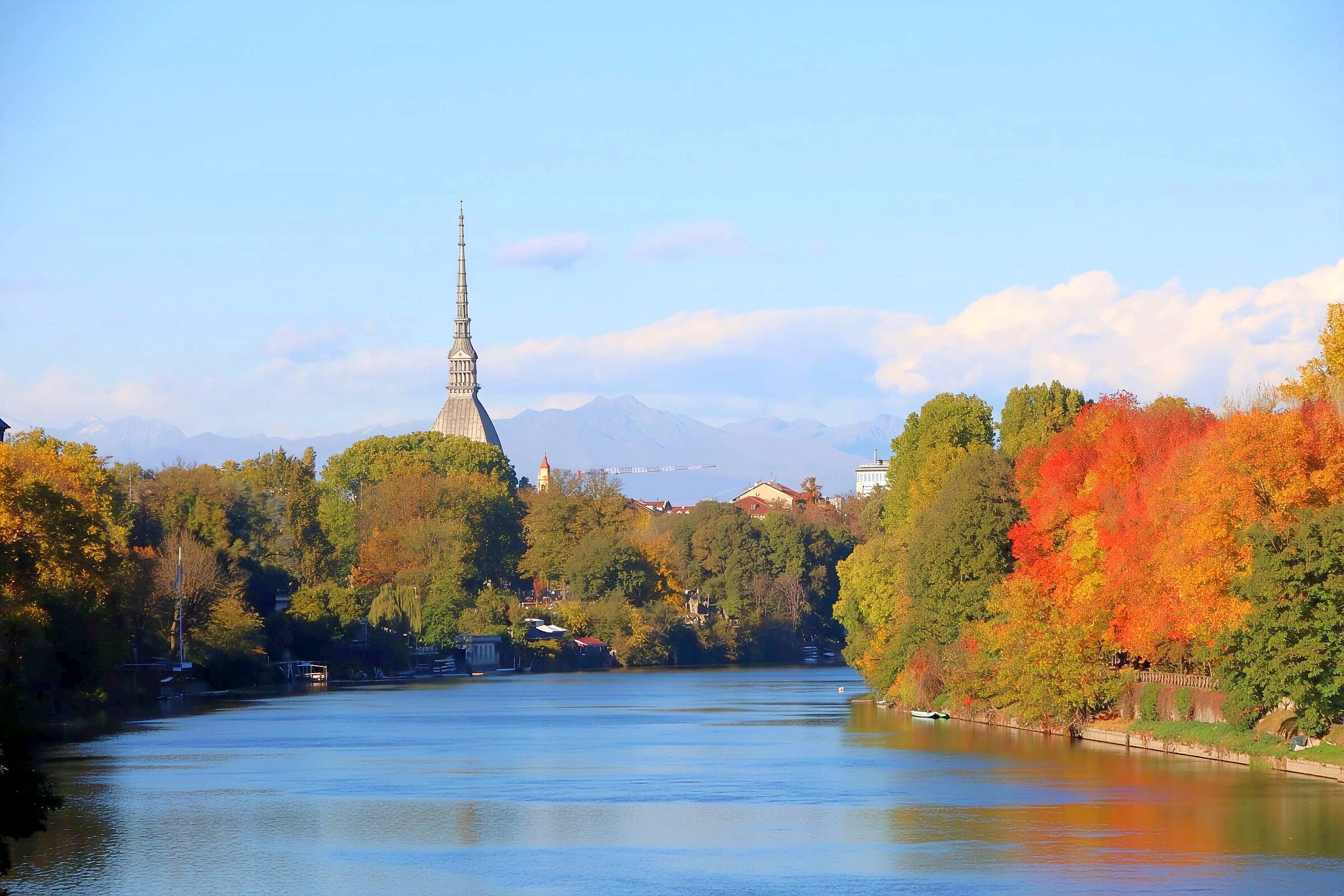 Torino: Autunno sul Po