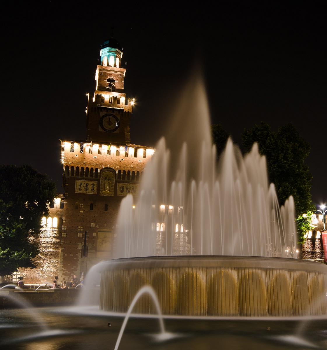 The silk of the castle