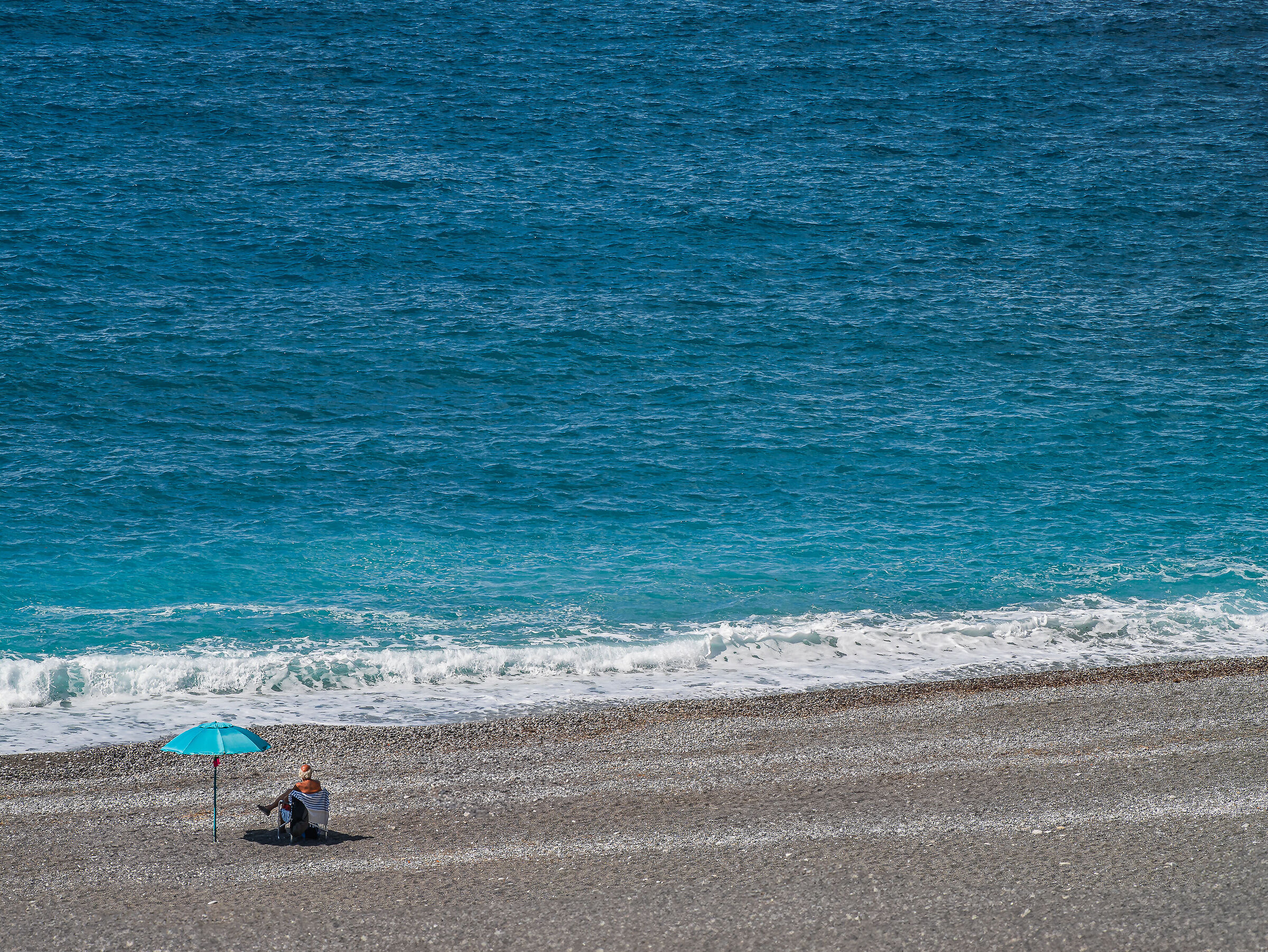 Summer on a Solitary Beach...