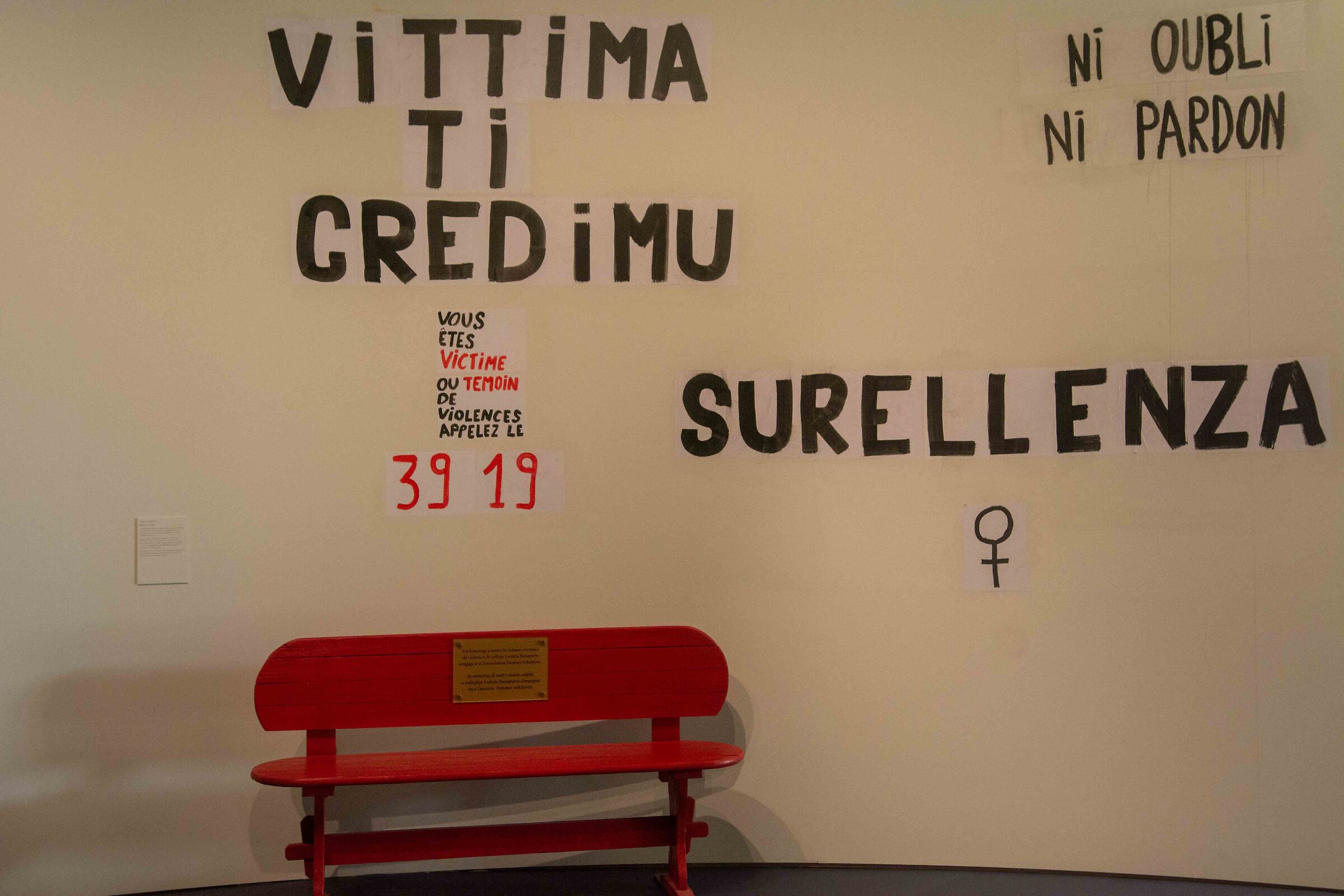 Panchina rossa. Corsica