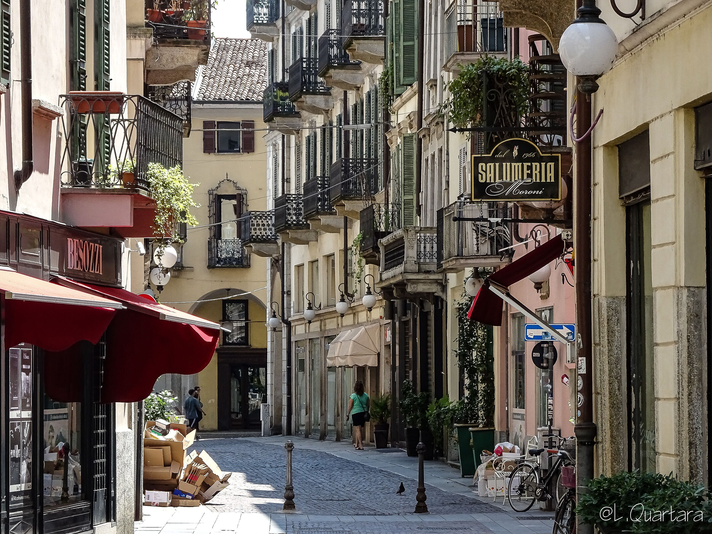A passeggio nel centro di Novara