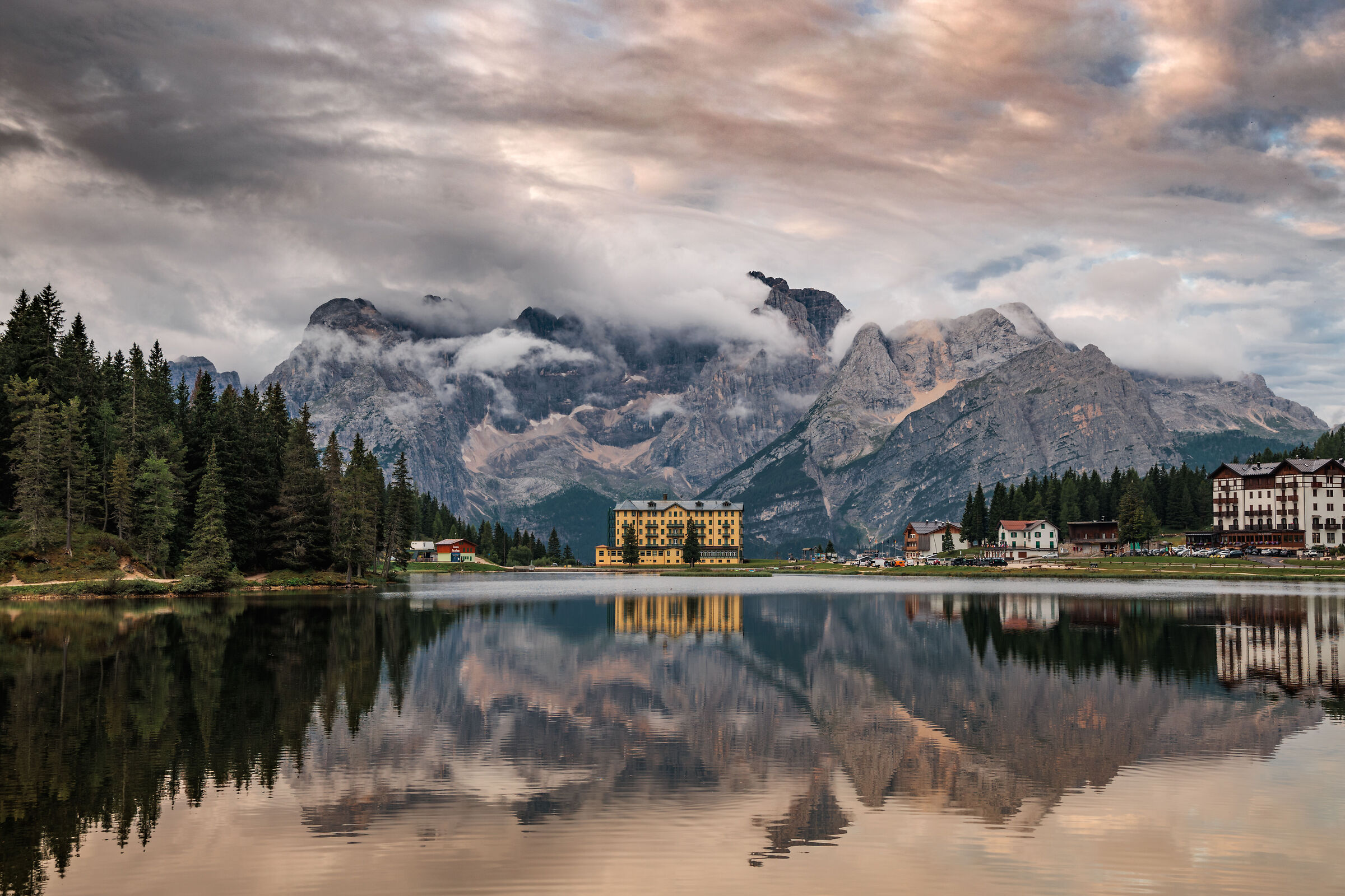 Una sera d'agosto a Misurina