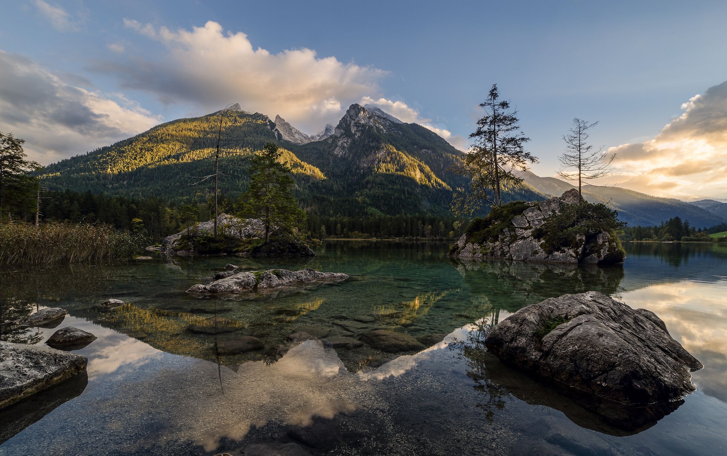 End of the day on the Hochkalter