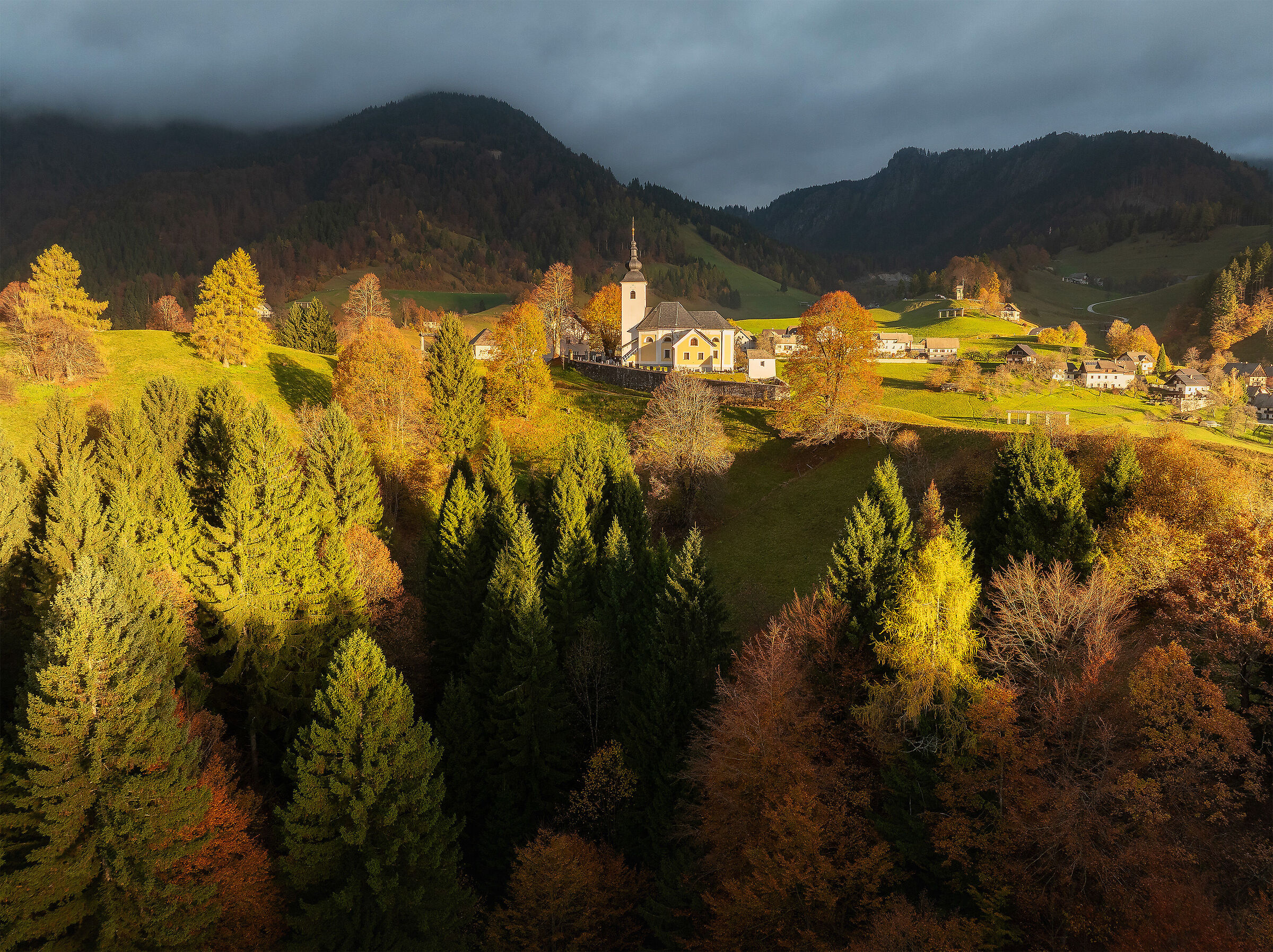 Village Sorica in Slovenia