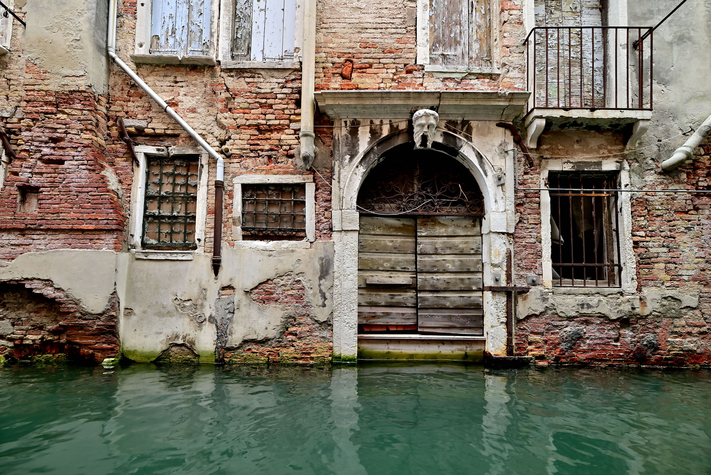 Venice entrance from the canal