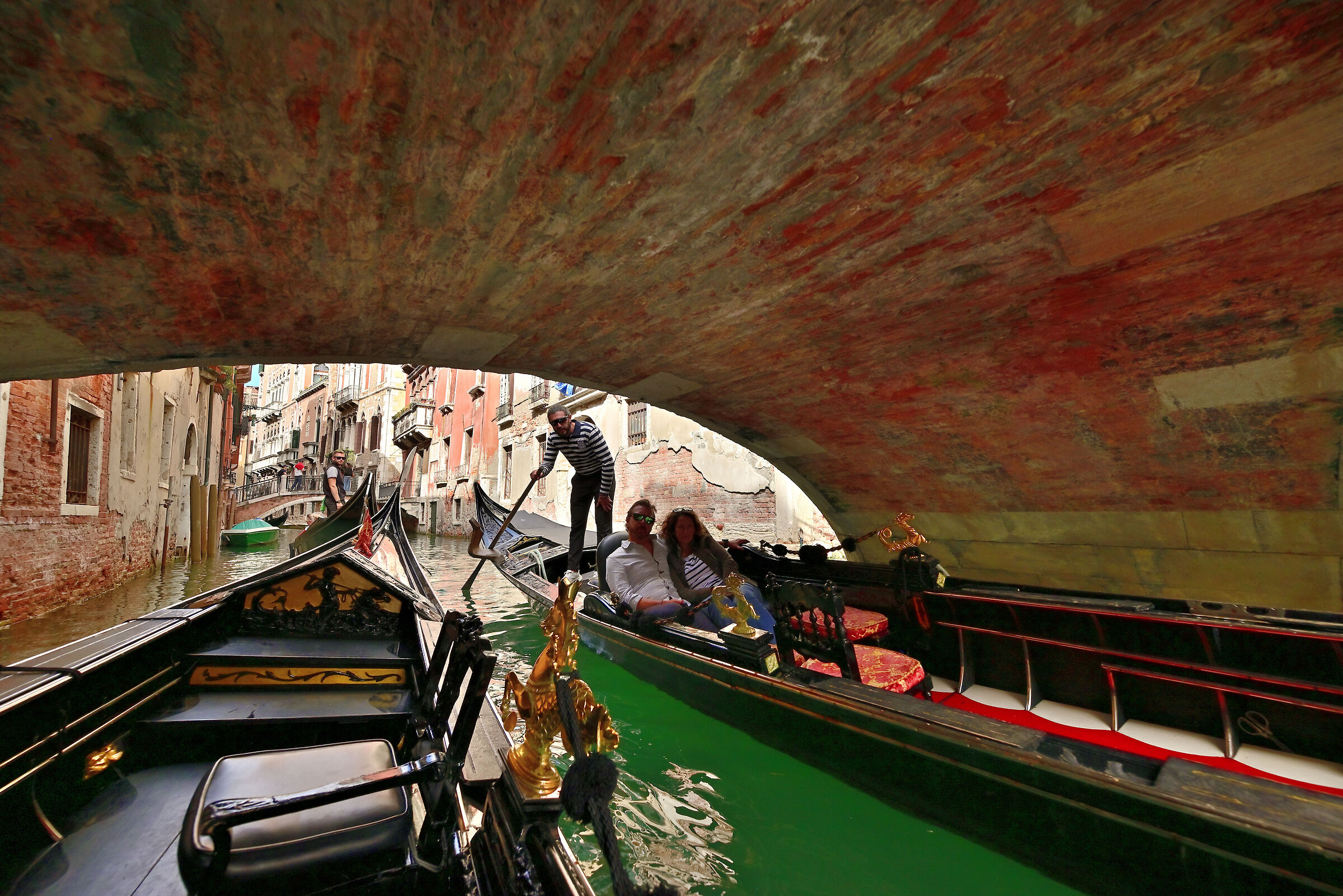 Venice meeting under the bridge