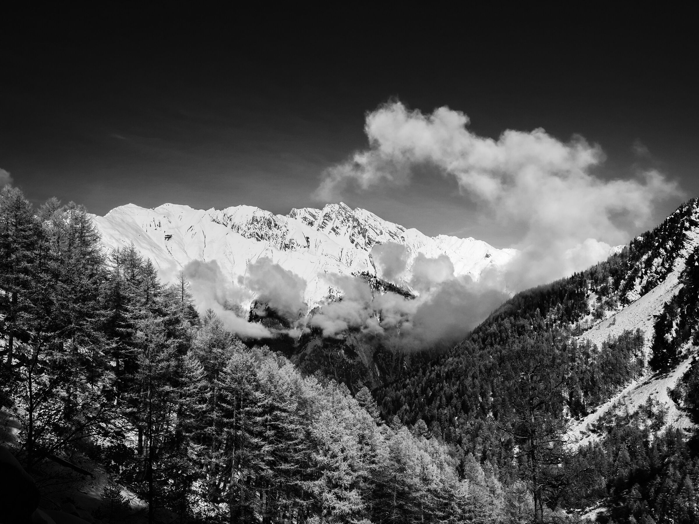 View from Arpy - Morgex Valle D'Aosta