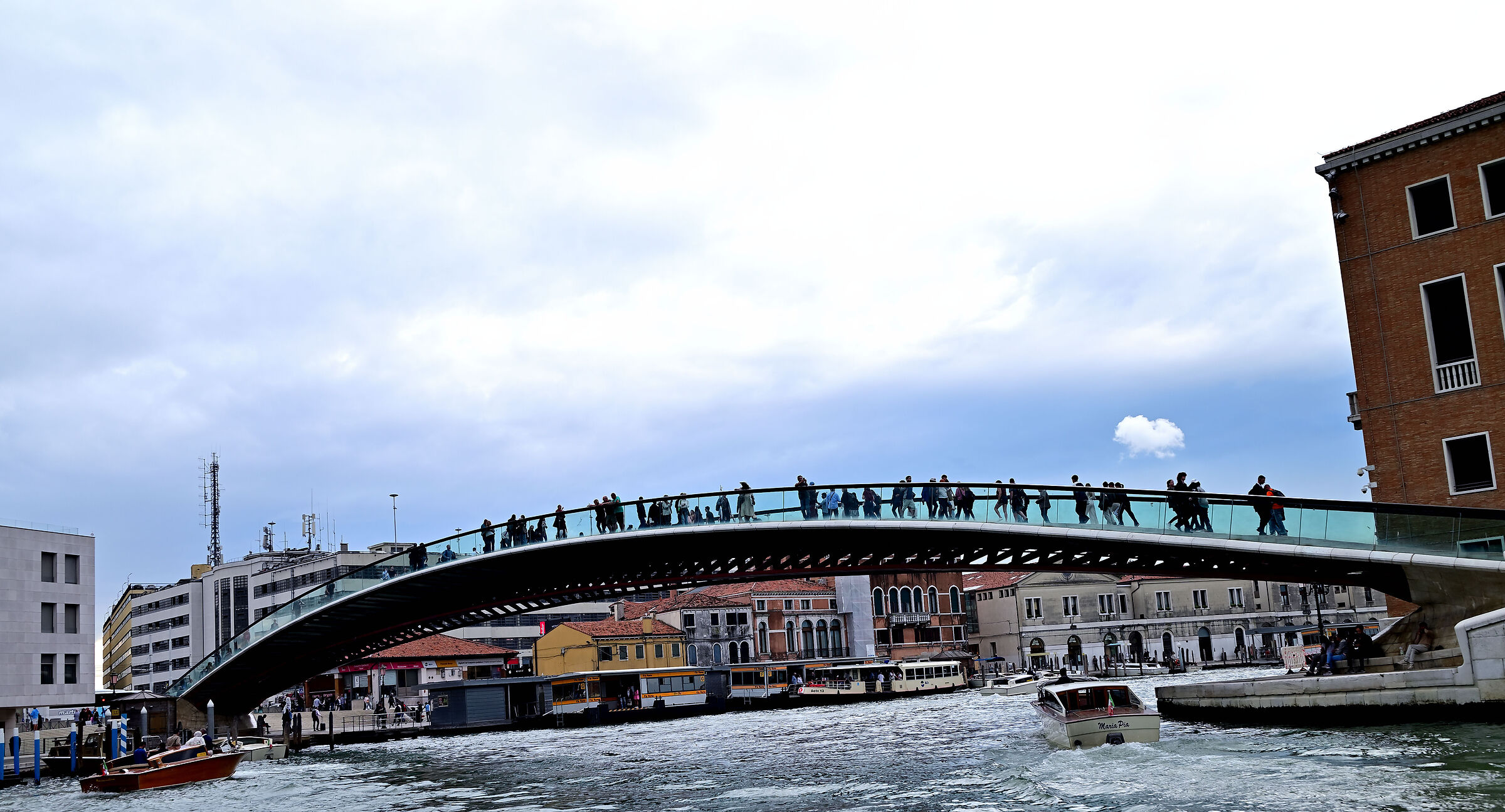 Venice grande canal  Ponte de la Constituzione