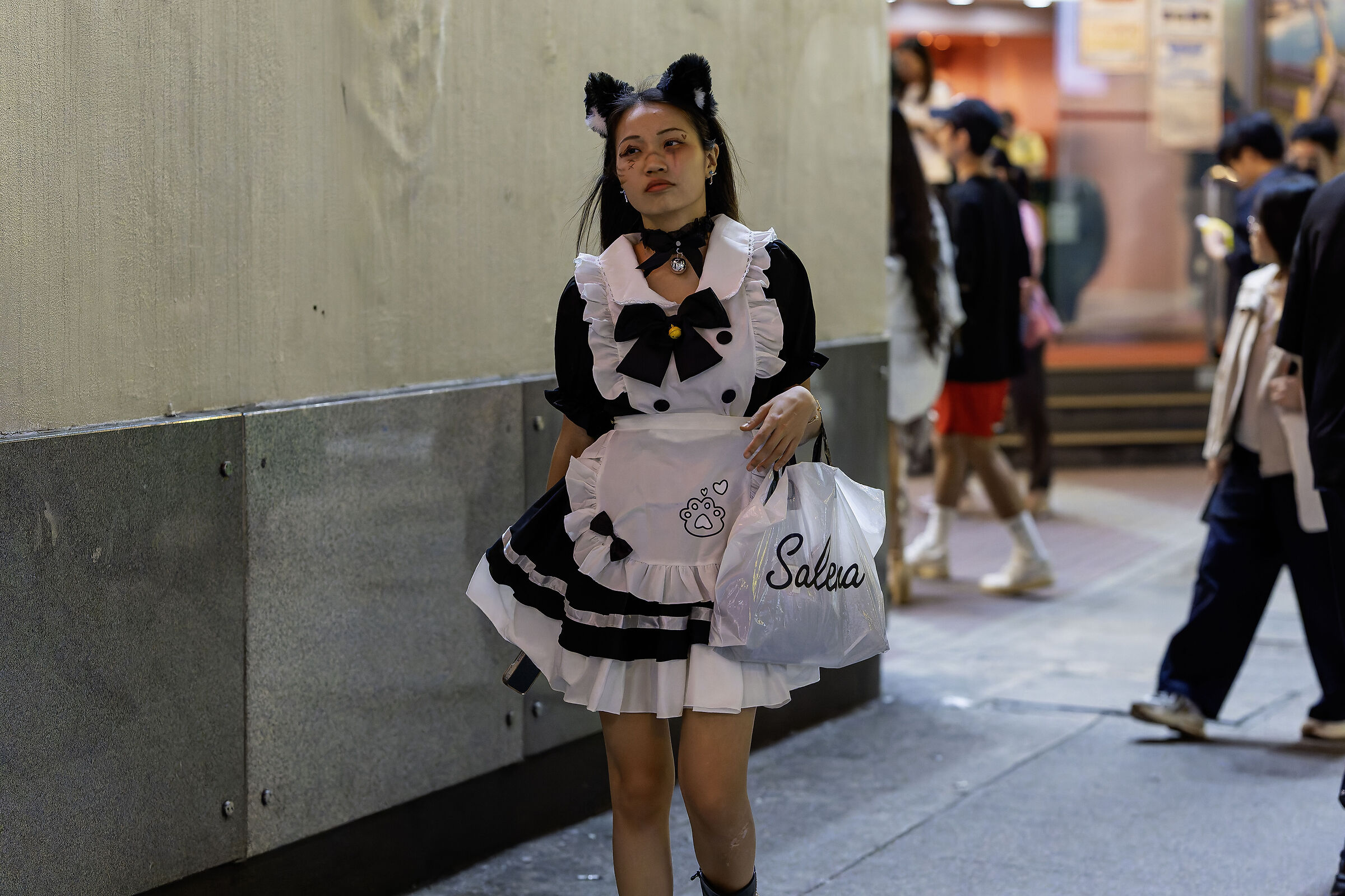 Walking in the Hallowen night