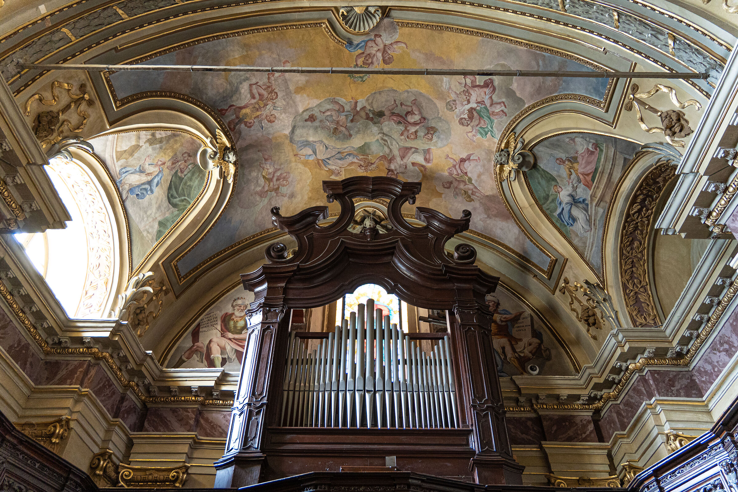 The organ of the Sanctuary of the Blessed Virgin of Graces