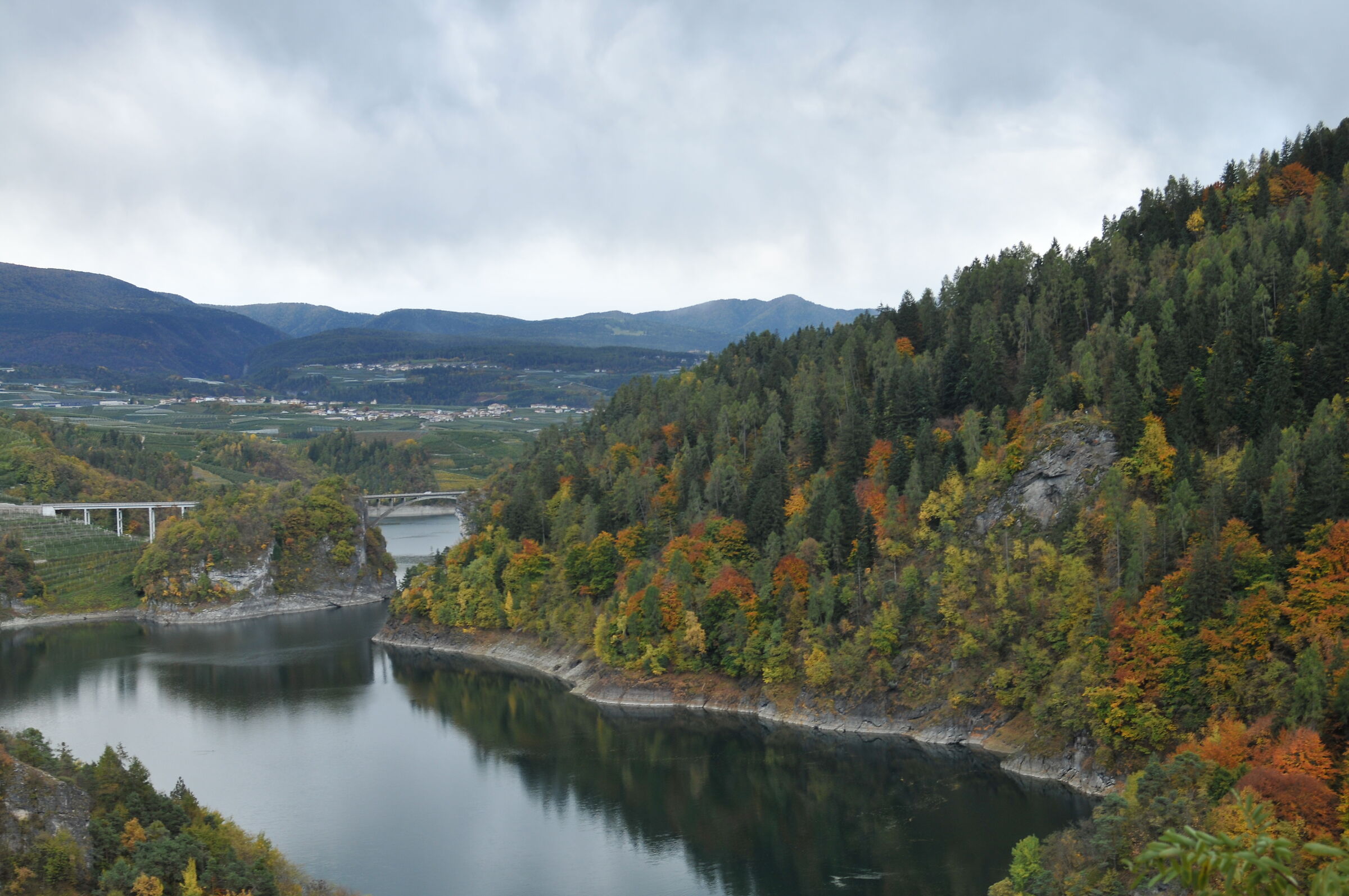 Landscape tests on Lake S.Giustina