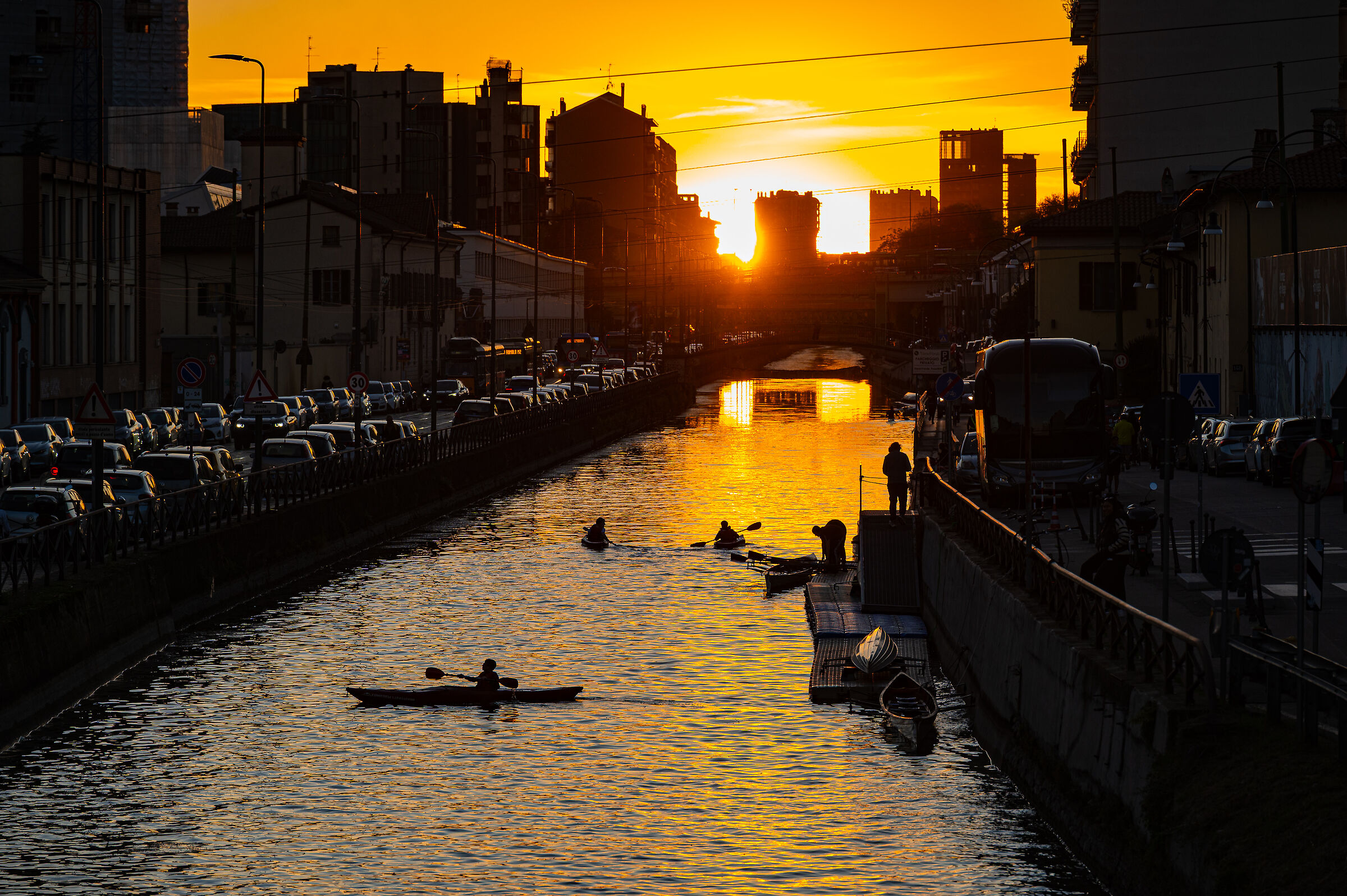 An unexpected sunset